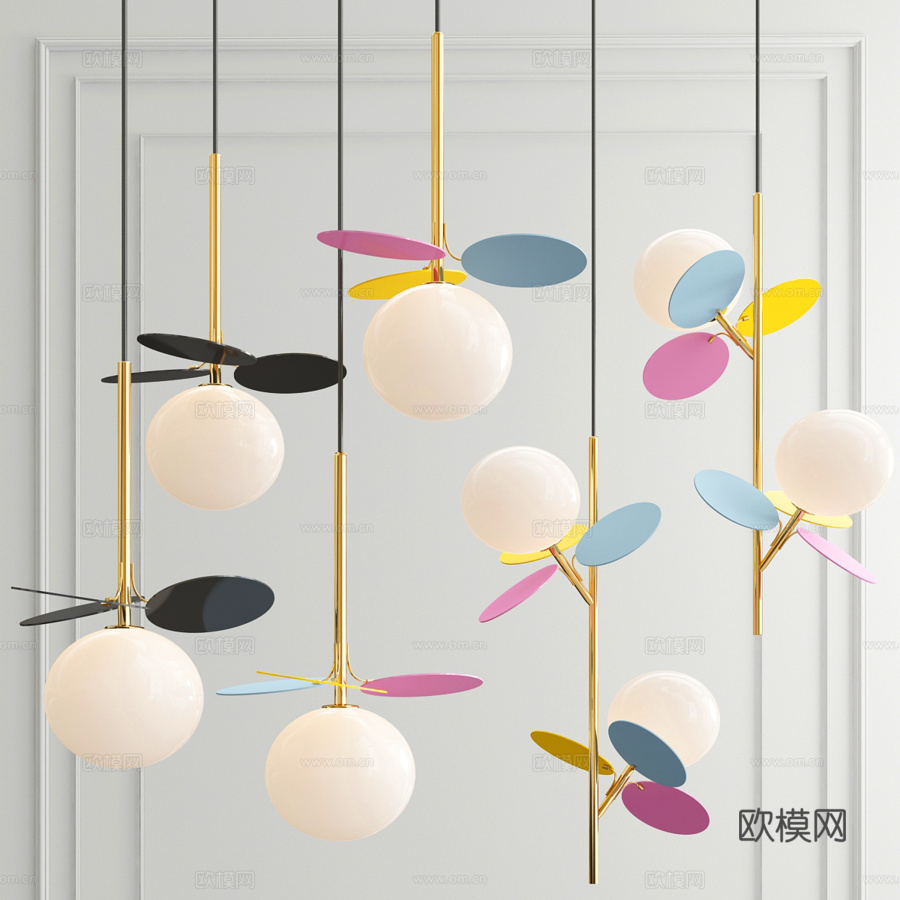 Matisse单灯3d模型下载