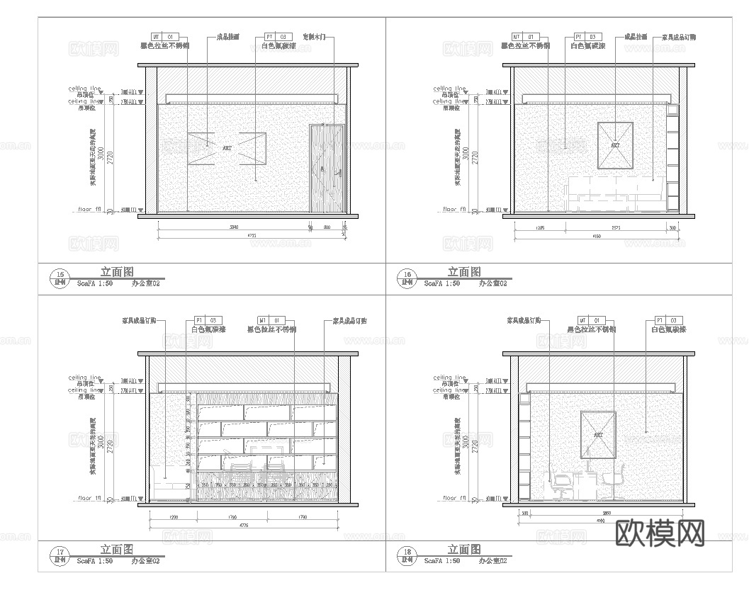 珠宝店 最新全套施工图设计cad施工图