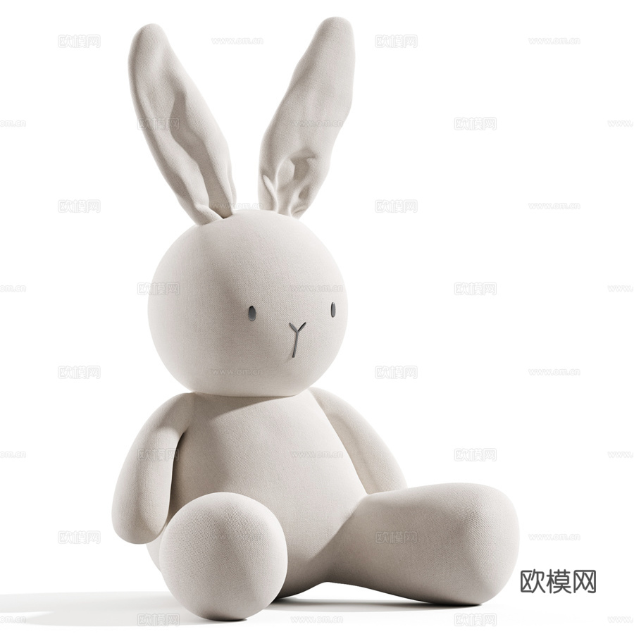 毛绒玩具3d模型