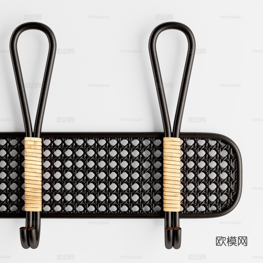 Leon墙面多挂钩3d模型下载（渲染图3）