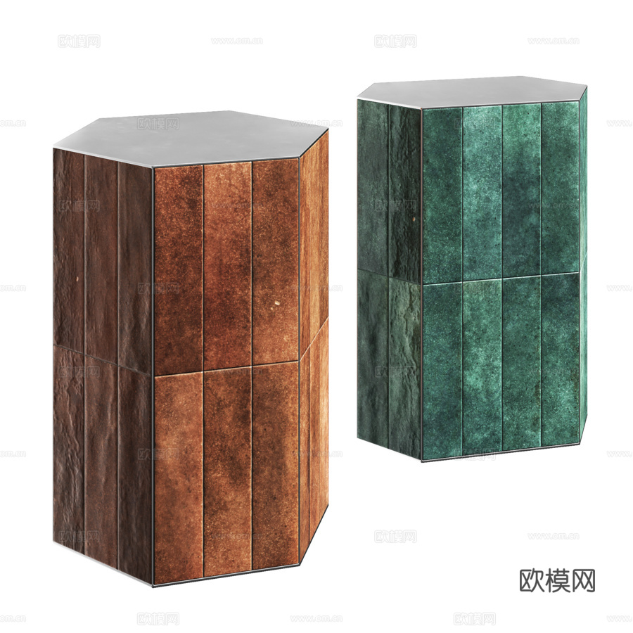 Minotti Andree 1边桌3d模型下载（渲染图2）