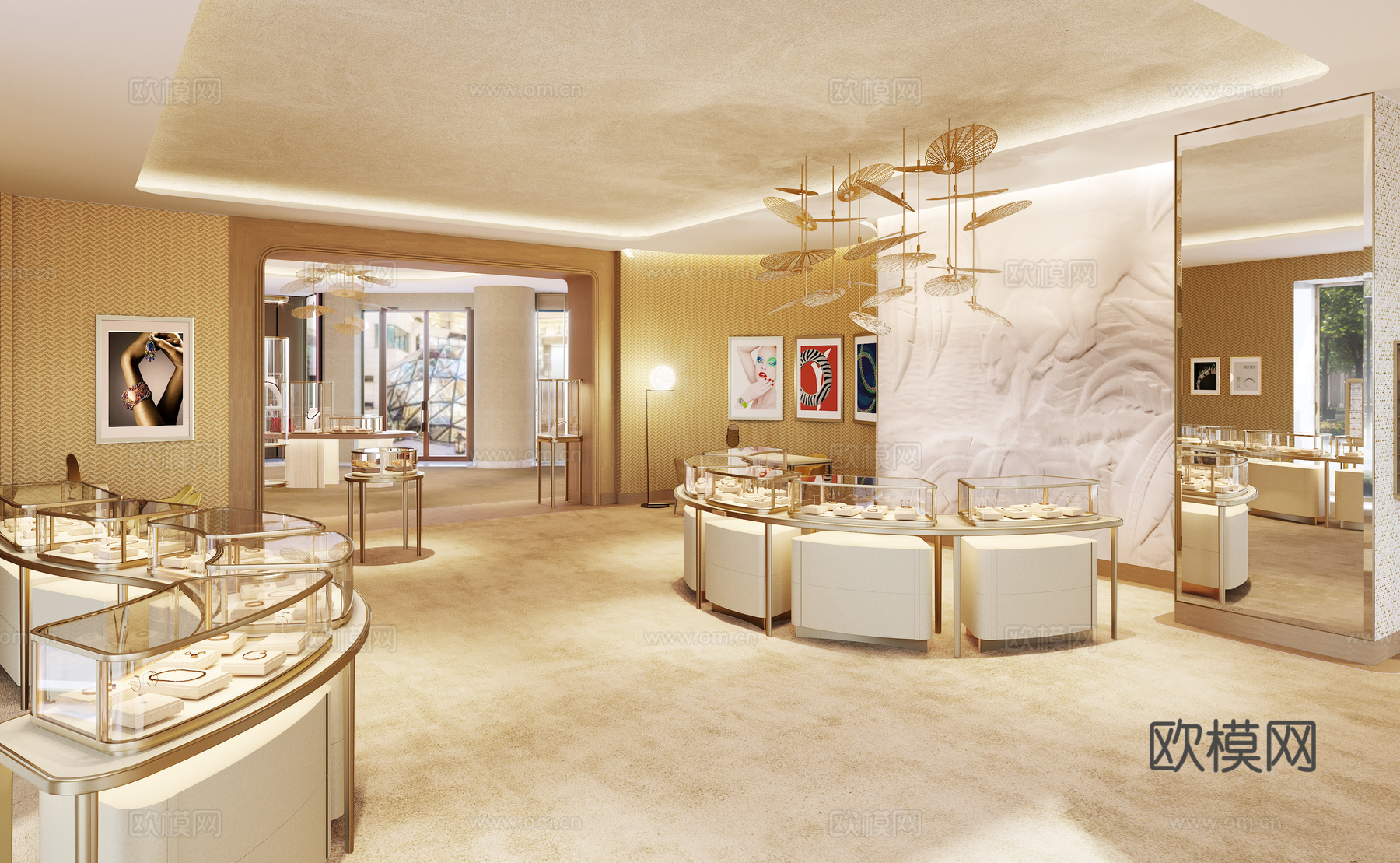 珠宝店 最新全套施工图设计cad施工图