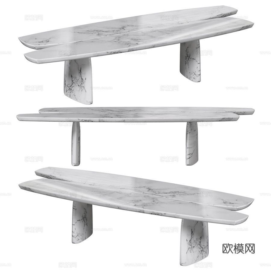 PLANK鸡尾酒桌 by3d模型下载（渲染图2）