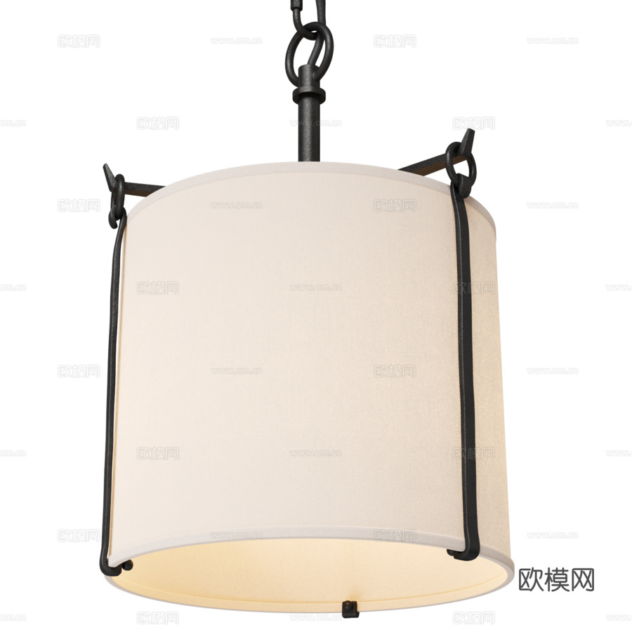 视觉舒适吊灯 Aspen3d模型下载（渲染图2）