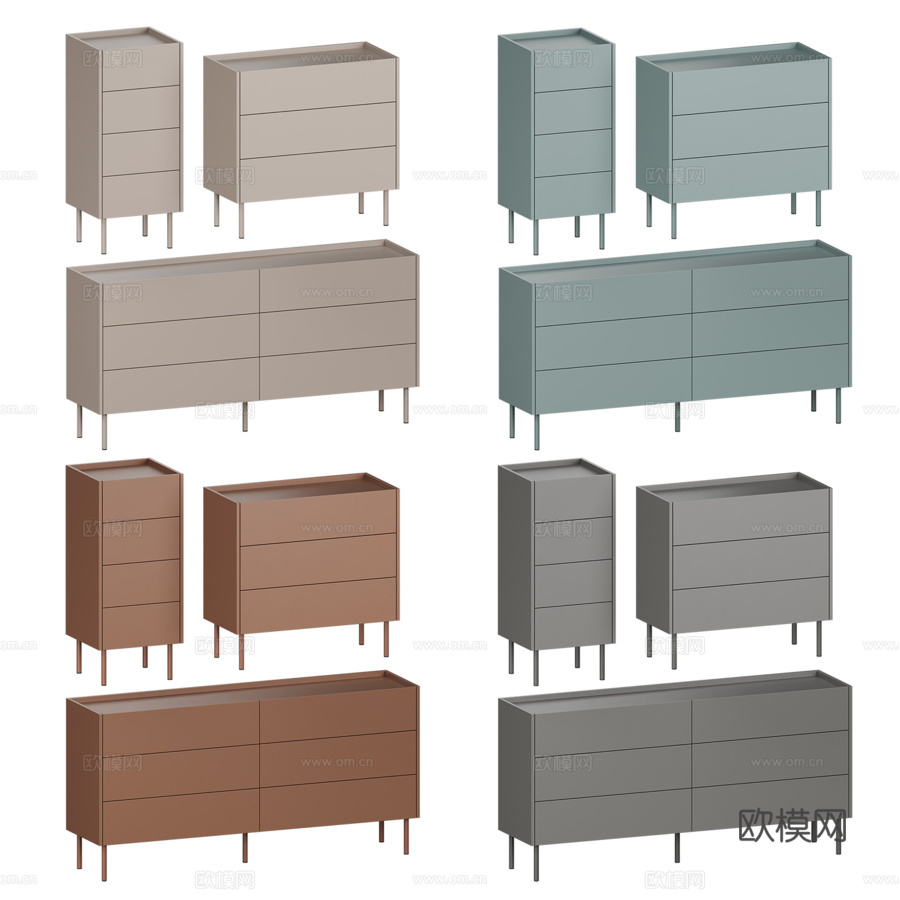 Digars抽屉柜 Divan.ru3d模型下载（渲染图5）