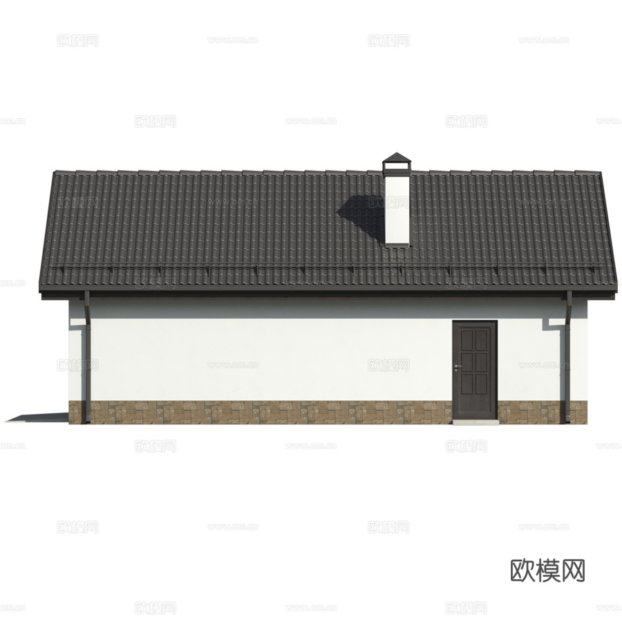 车库3d模型下载（渲染图2）