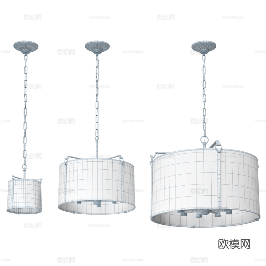 视觉舒适吊灯 Aspen3d模型下载（渲染图7）