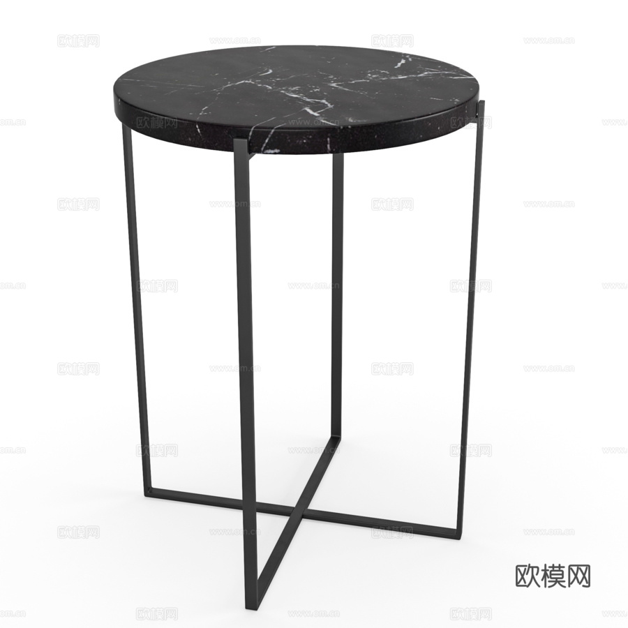 卡尔多阿拉姆博尔特雷博咖啡桌3d模型下载（渲染图3）