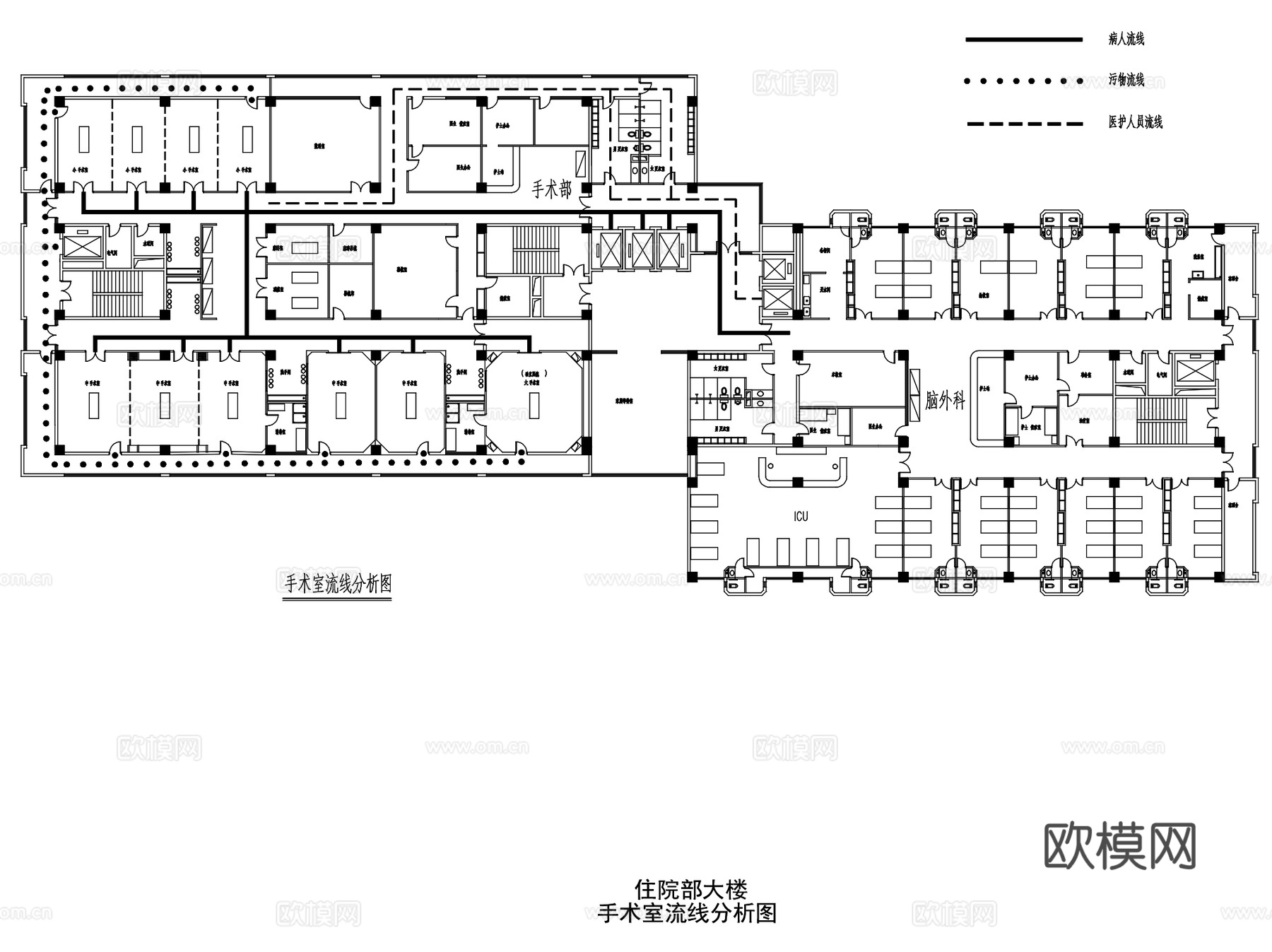 绍兴人民医院建筑CAD施工图集cad施工图