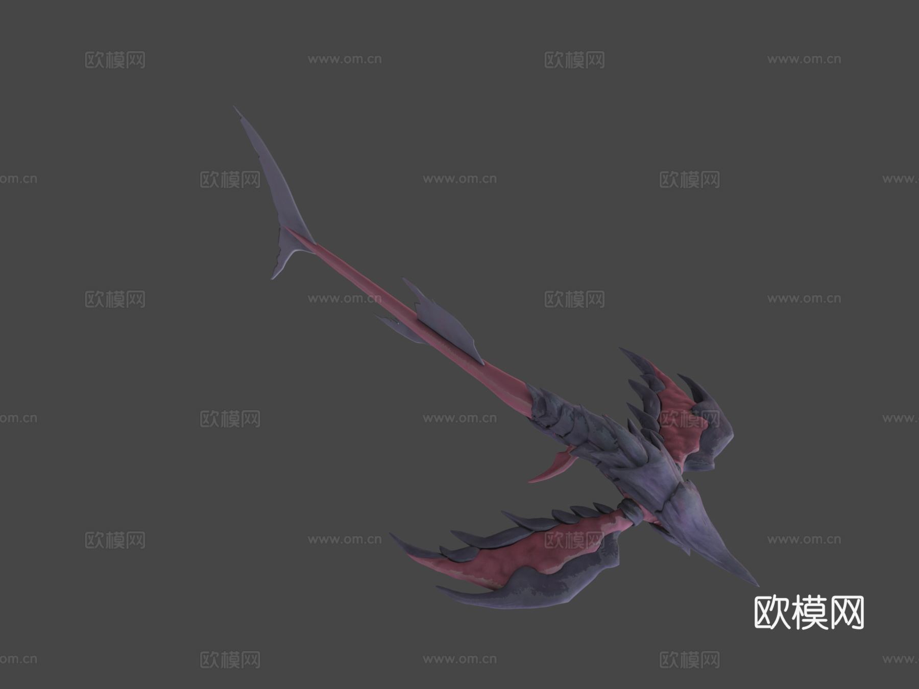 深渊切割者艺术站波浪之下3d模型下载（渲染图7）