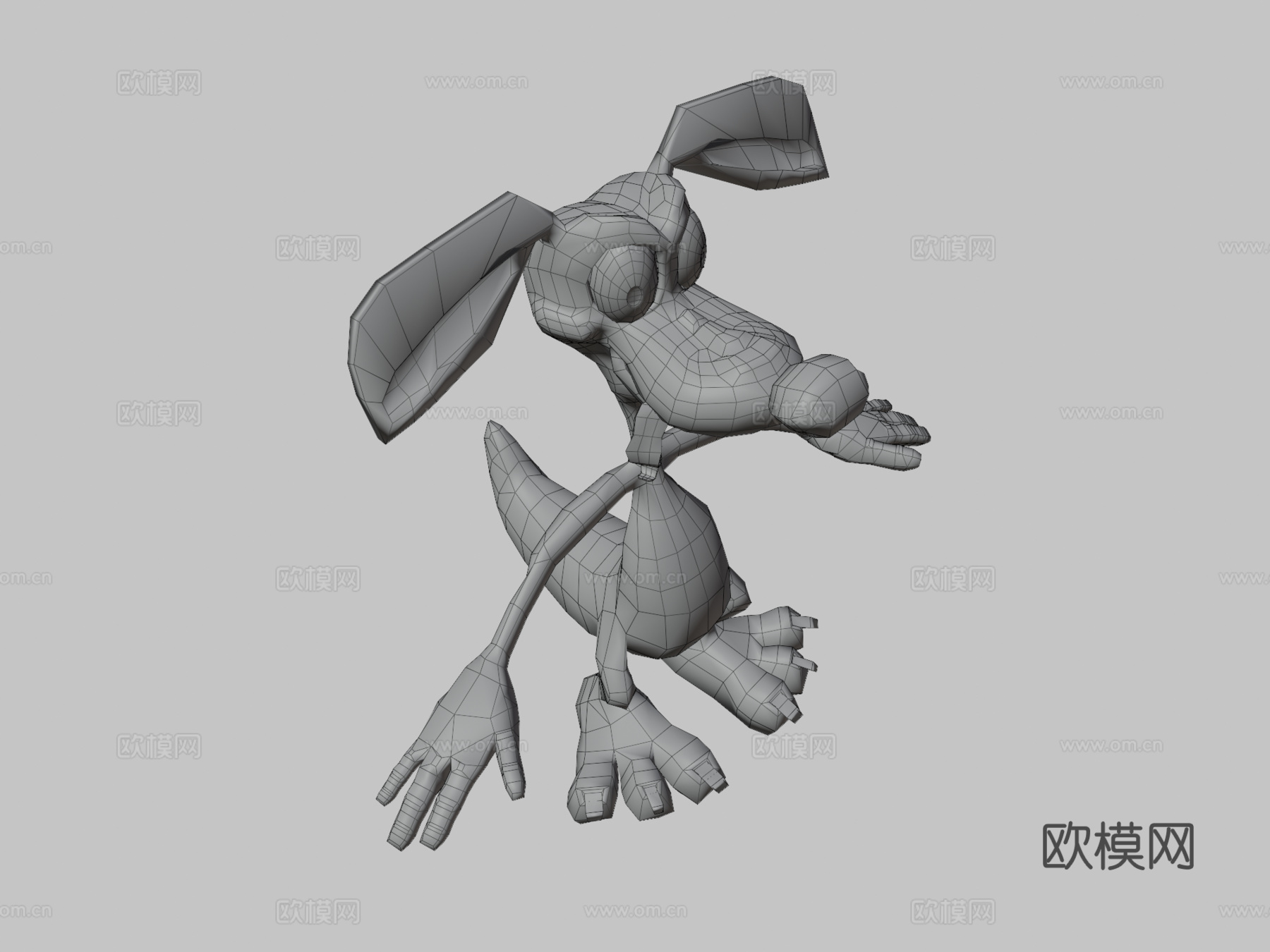 撕裂者鲁3d模型下载（渲染图3）