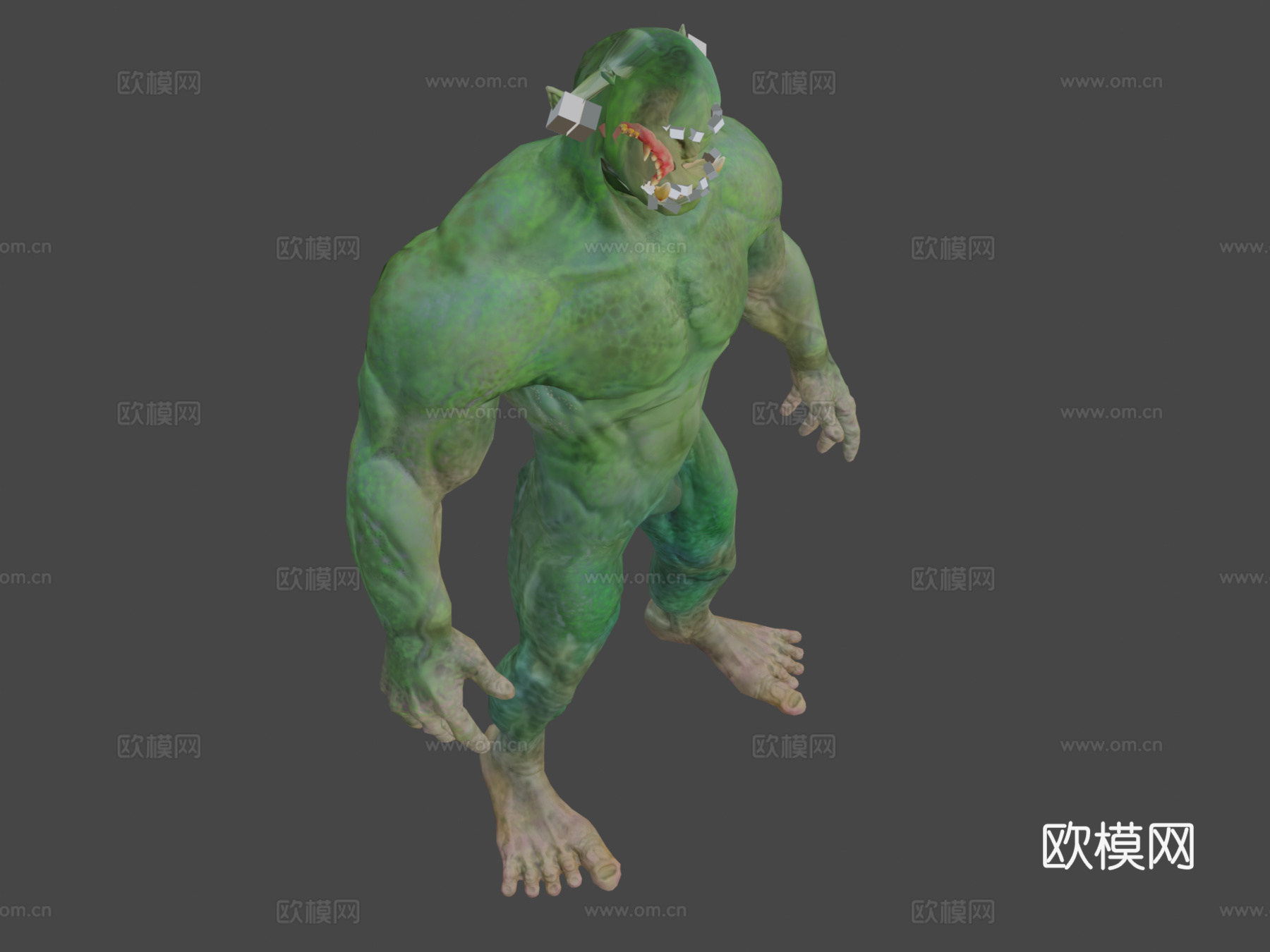 兽人蛮兵3d模型下载（渲染图8）