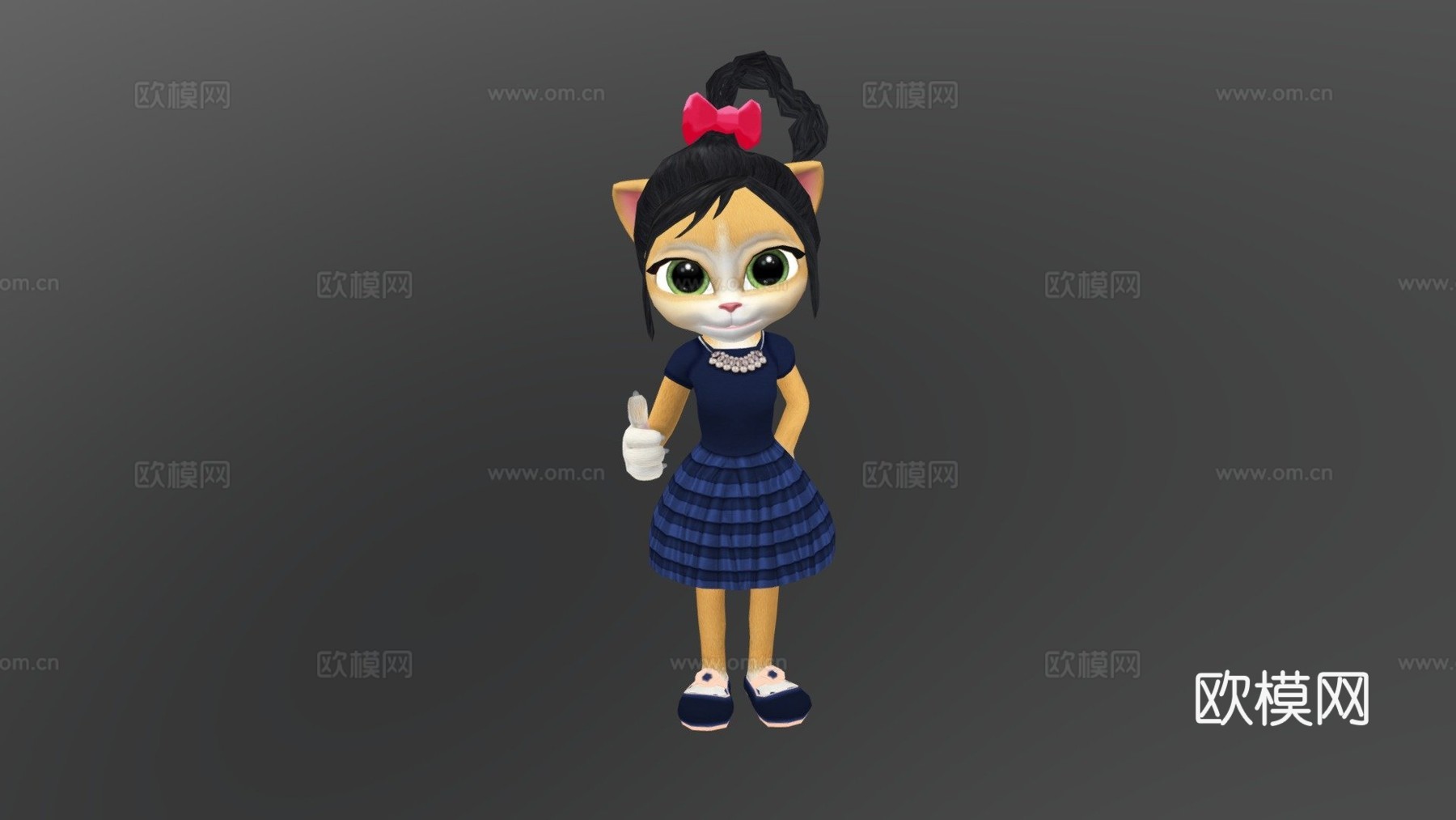 猫艾玛巅峰之选13d模型下载（渲染图1）