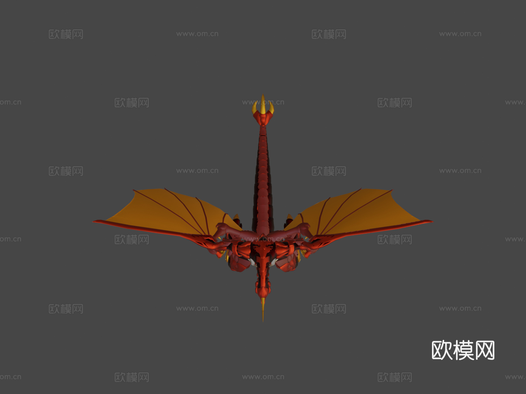 龙族机甲火神3d模型3d模型下载（渲染图6）