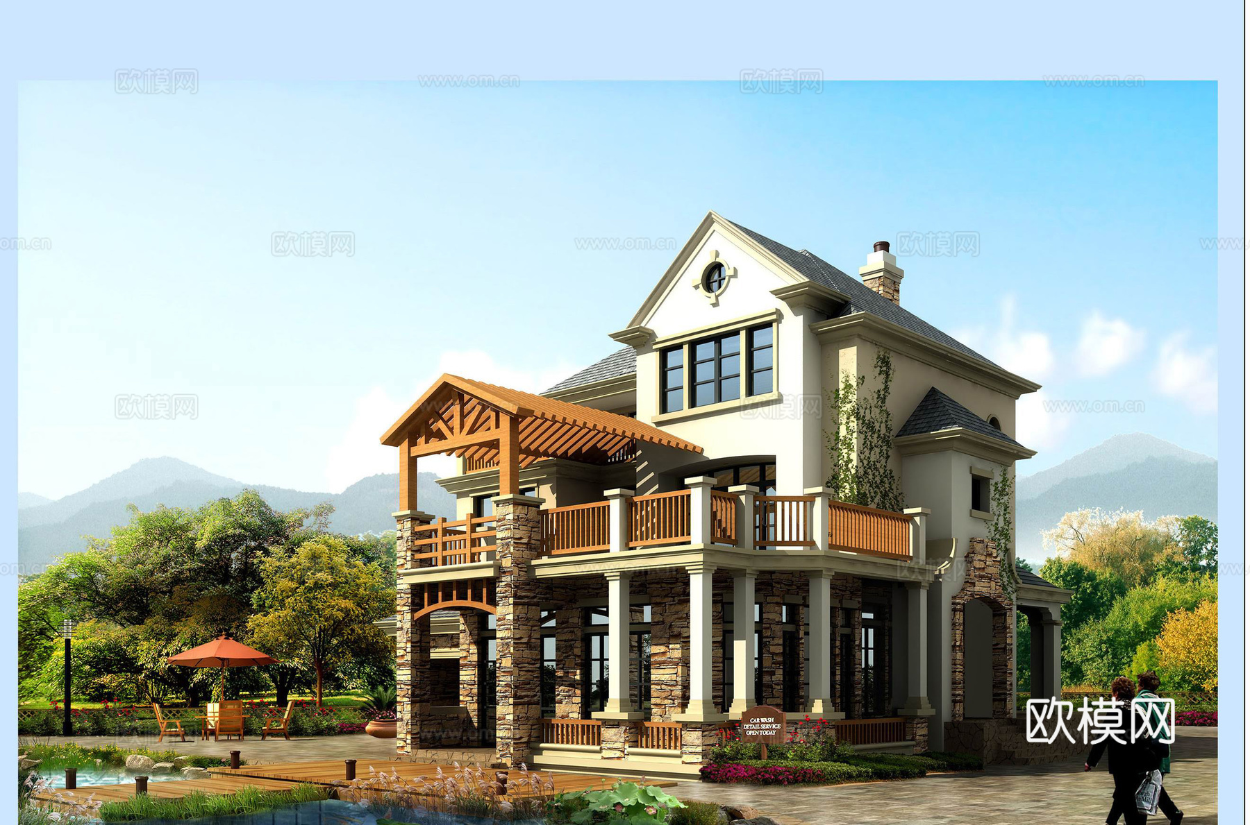 乡村自建房别墅建筑 最新全套施工图设计cad施工图