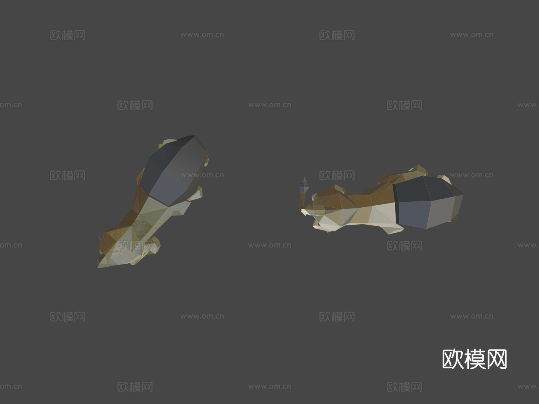 狮子3d模型下载（渲染图5）