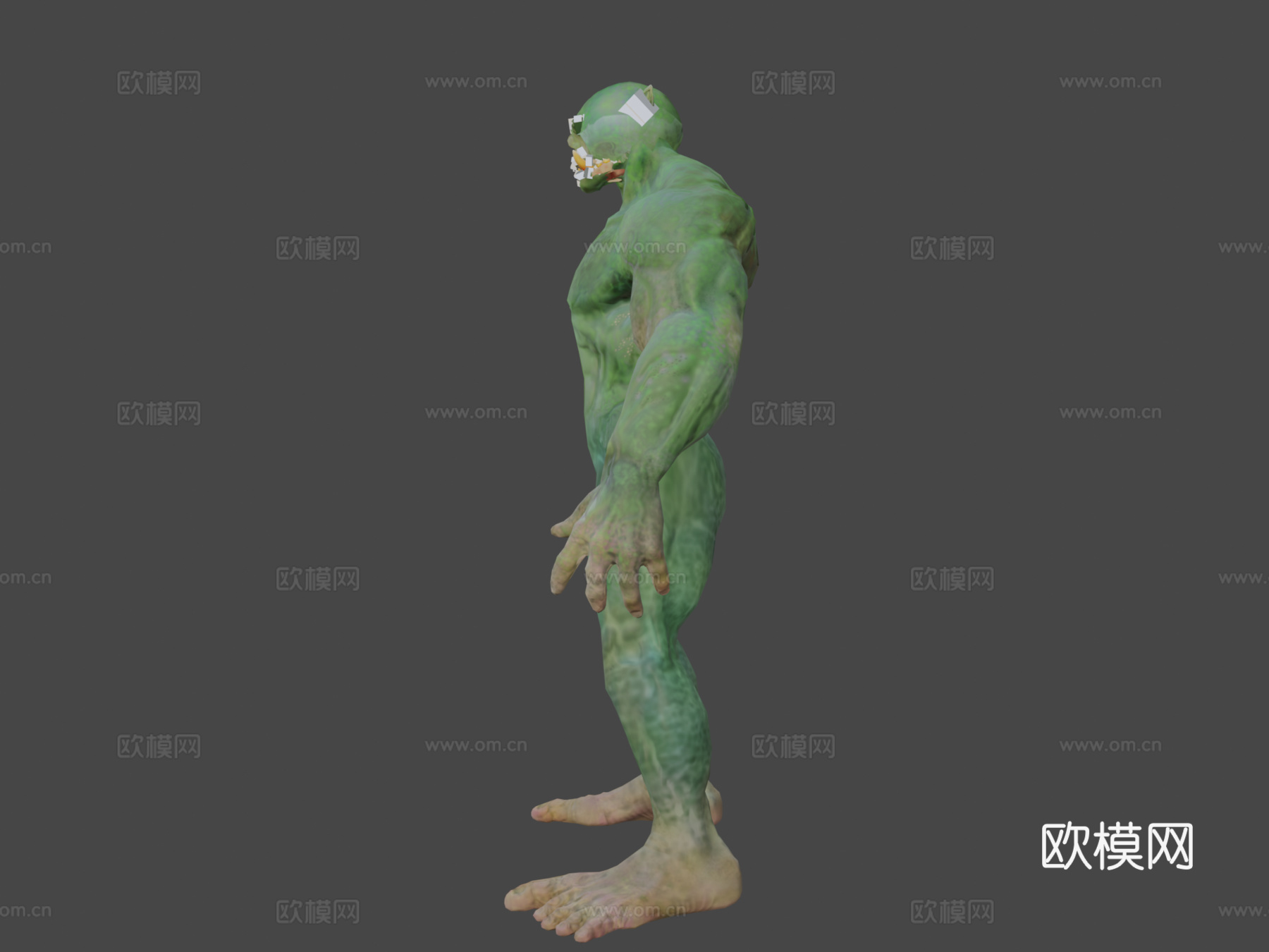 兽人蛮兵3d模型下载（渲染图6）