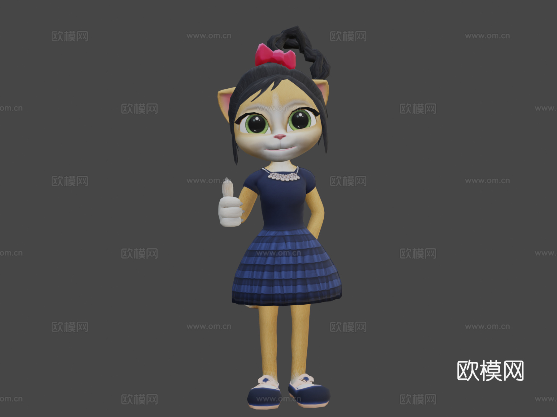 猫艾玛巅峰之选13d模型下载（渲染图8）