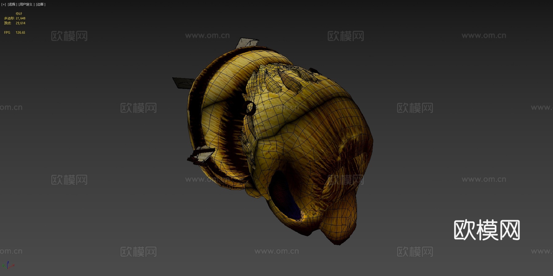 蜜蜂3d模型下载（渲染图4）