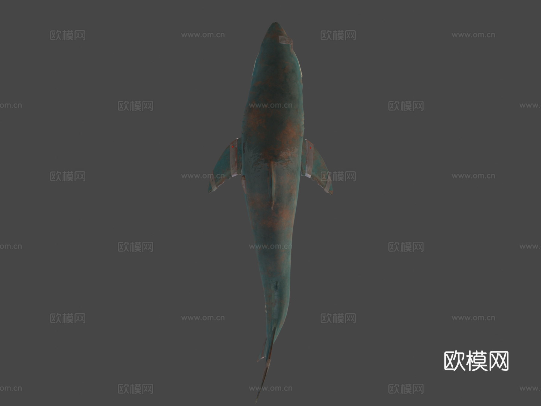 火星鲨鱼3d模型下载（渲染图8）