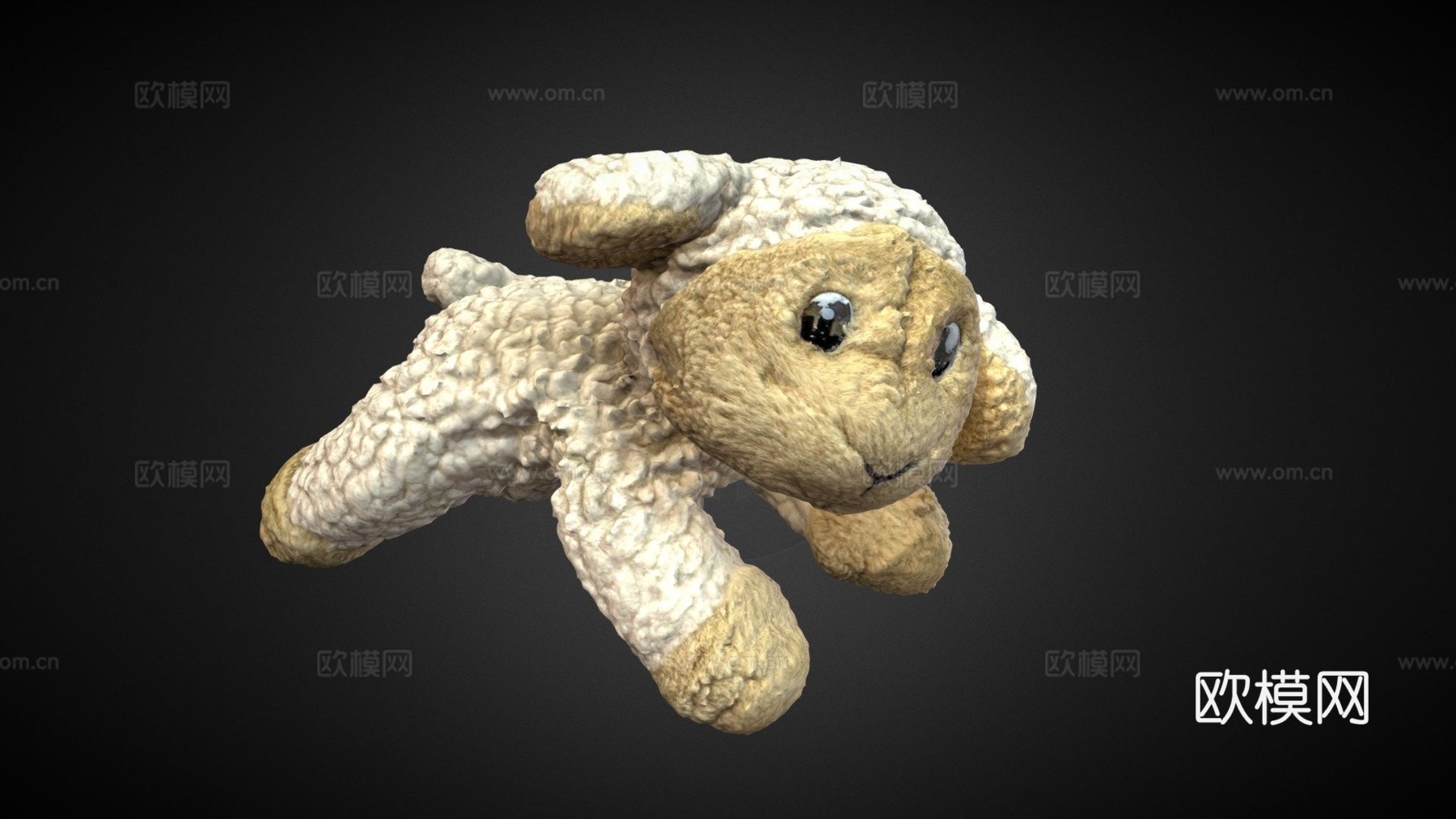 羔羊多相机扫描3d模型下载（渲染图1）
