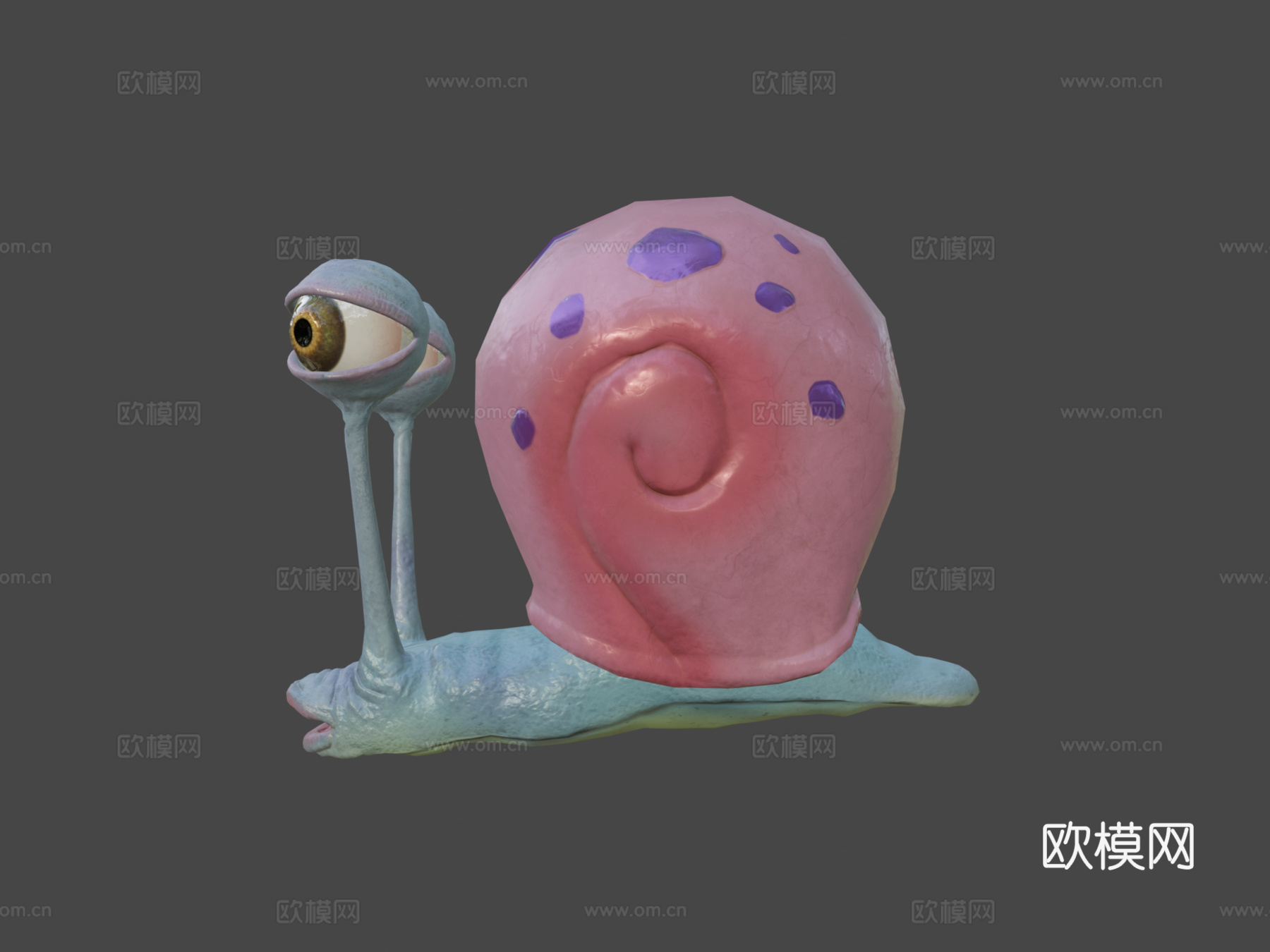 蜗牛加里3d模型下载（渲染图7）