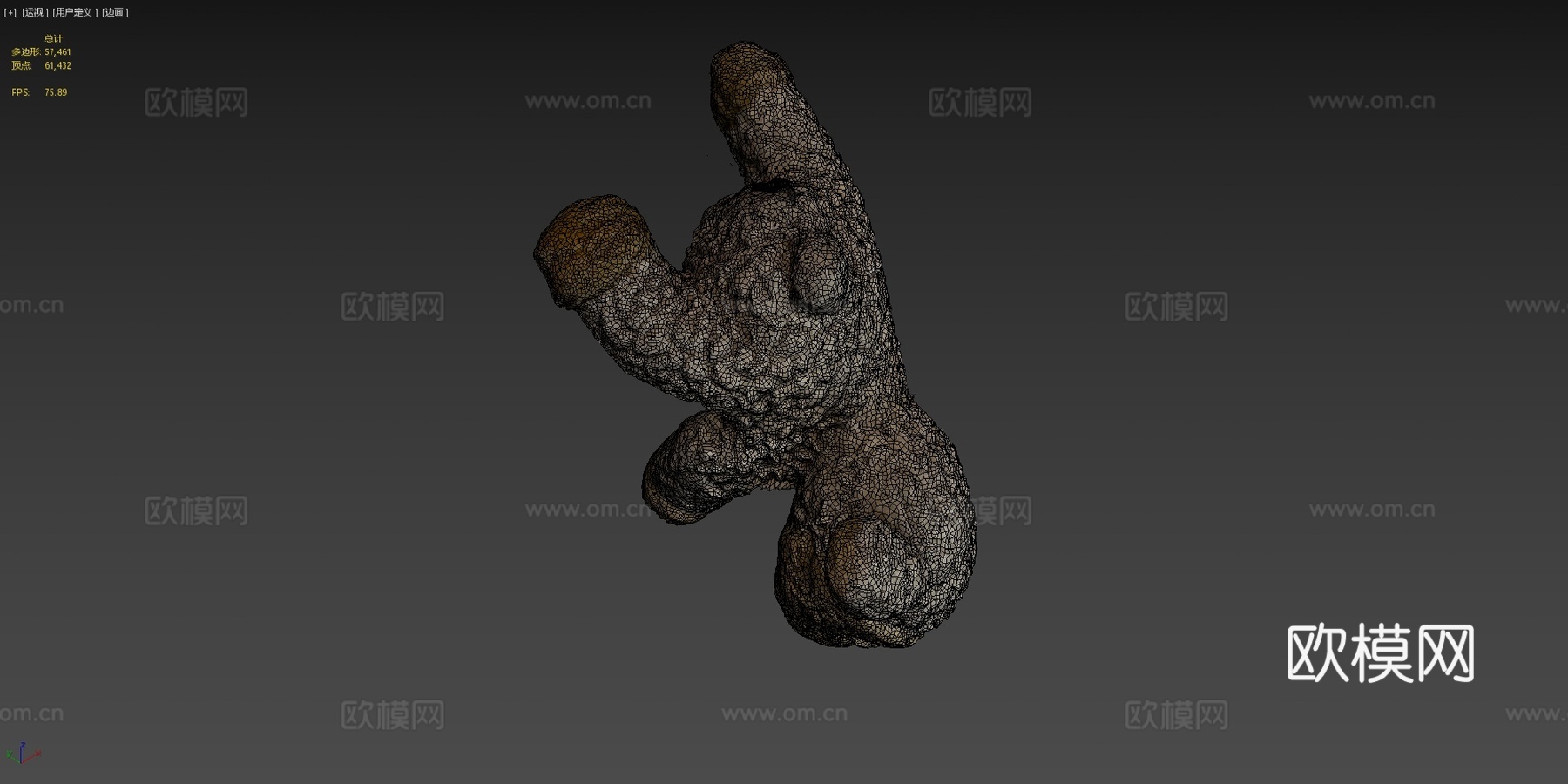 羔羊多相机扫描3d模型下载（渲染图4）