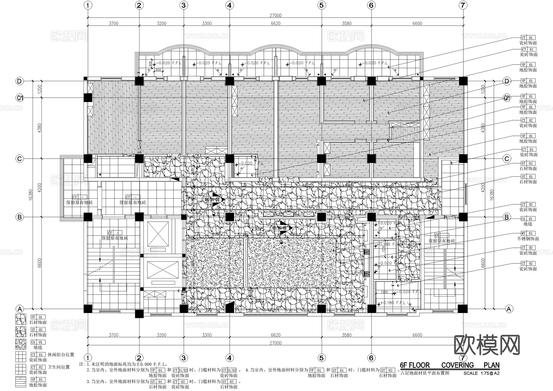 整形医院平面系统图cad施工图