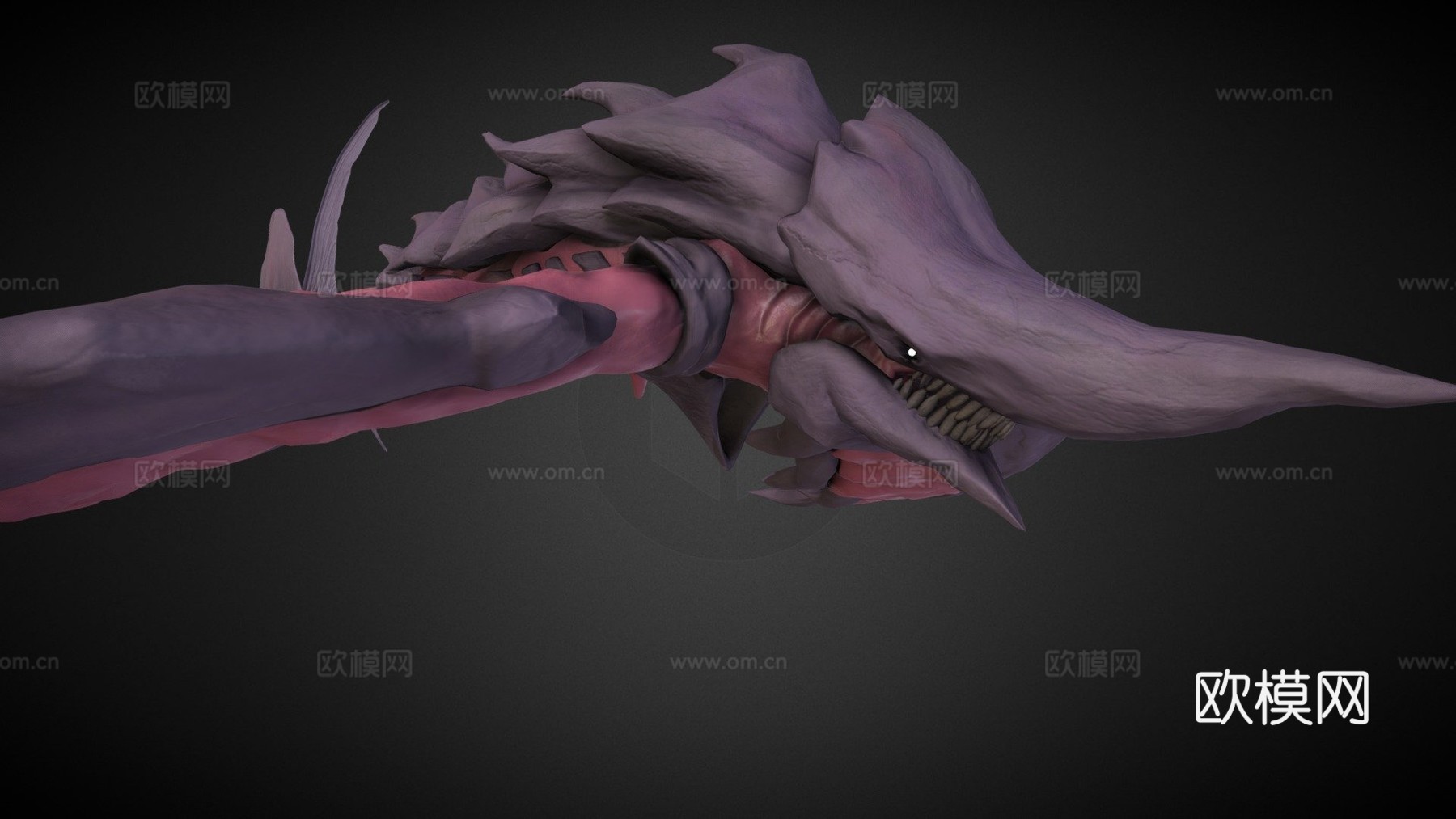 深渊切割者艺术站波浪之下3d模型下载（渲染图1）