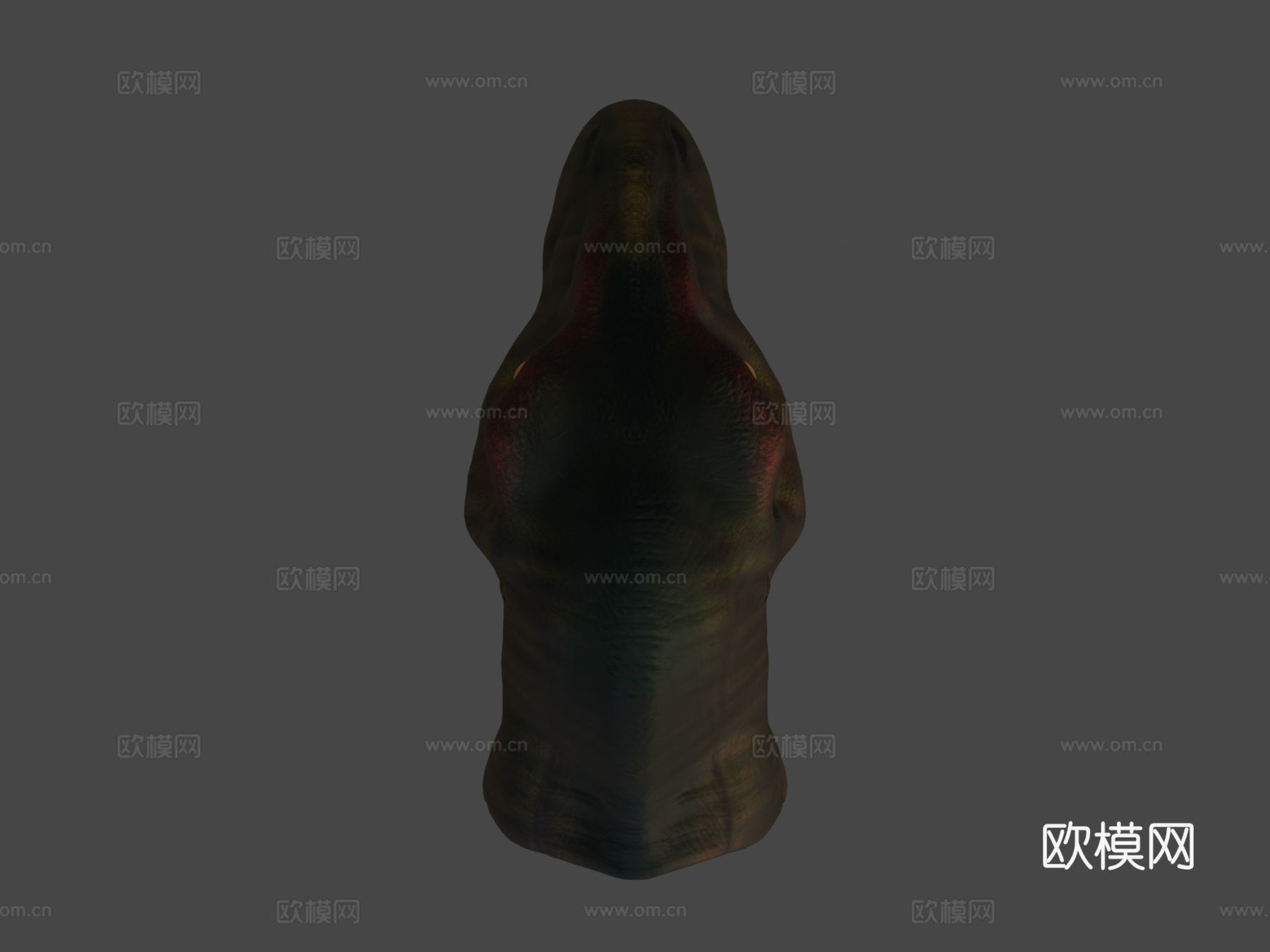 霸王龙头部研究3d模型下载（渲染图6）