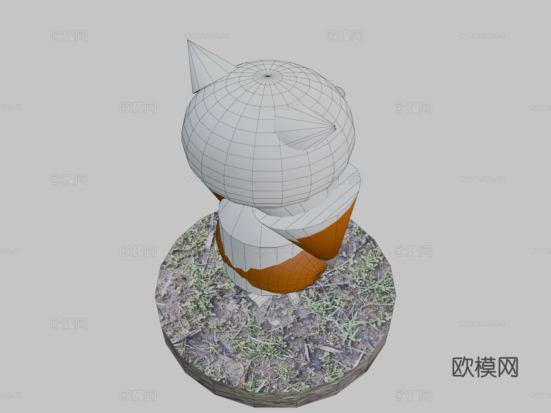 德里布3d模型下载（渲染图2）