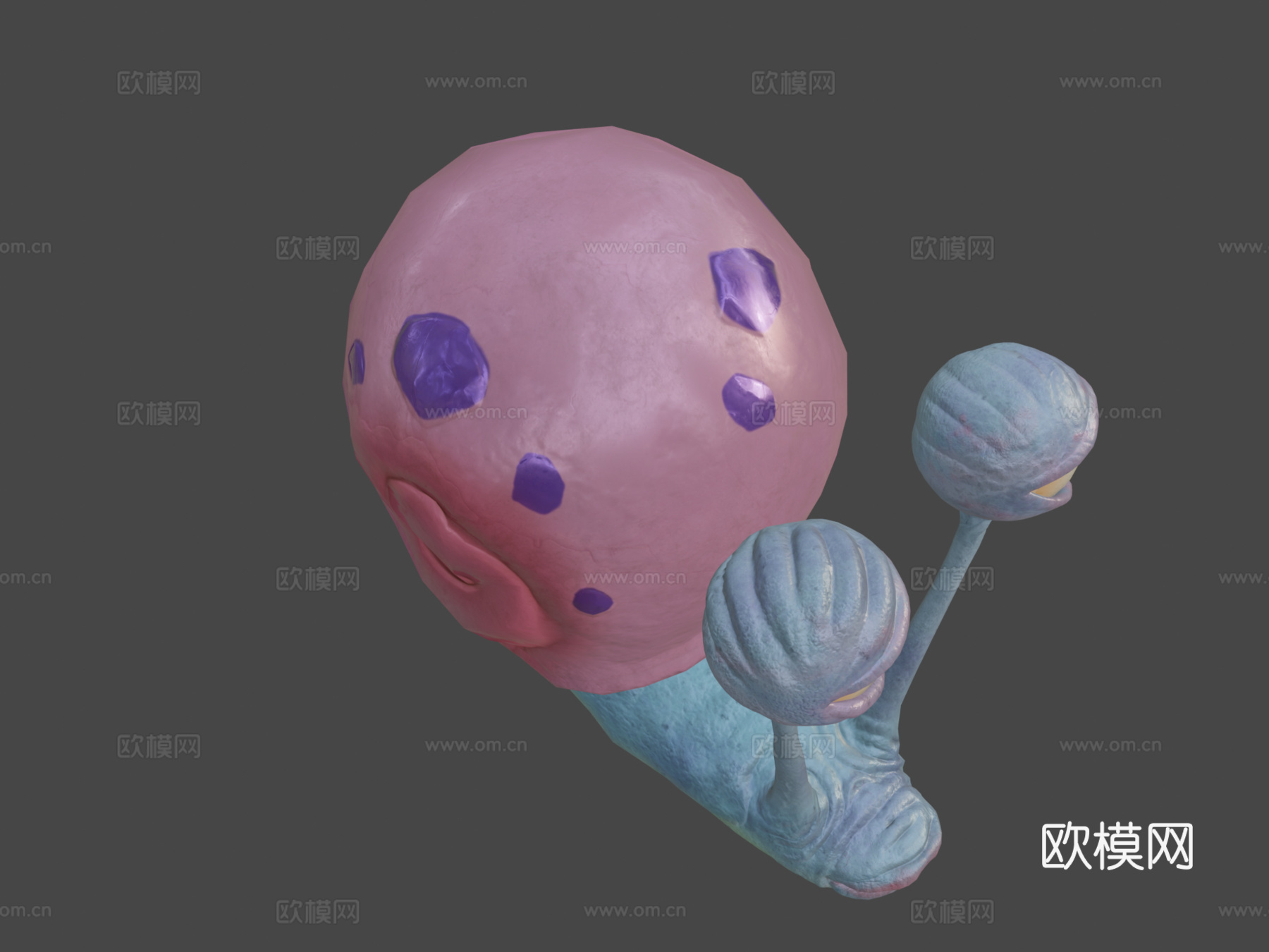 蜗牛加里3d模型下载（渲染图8）