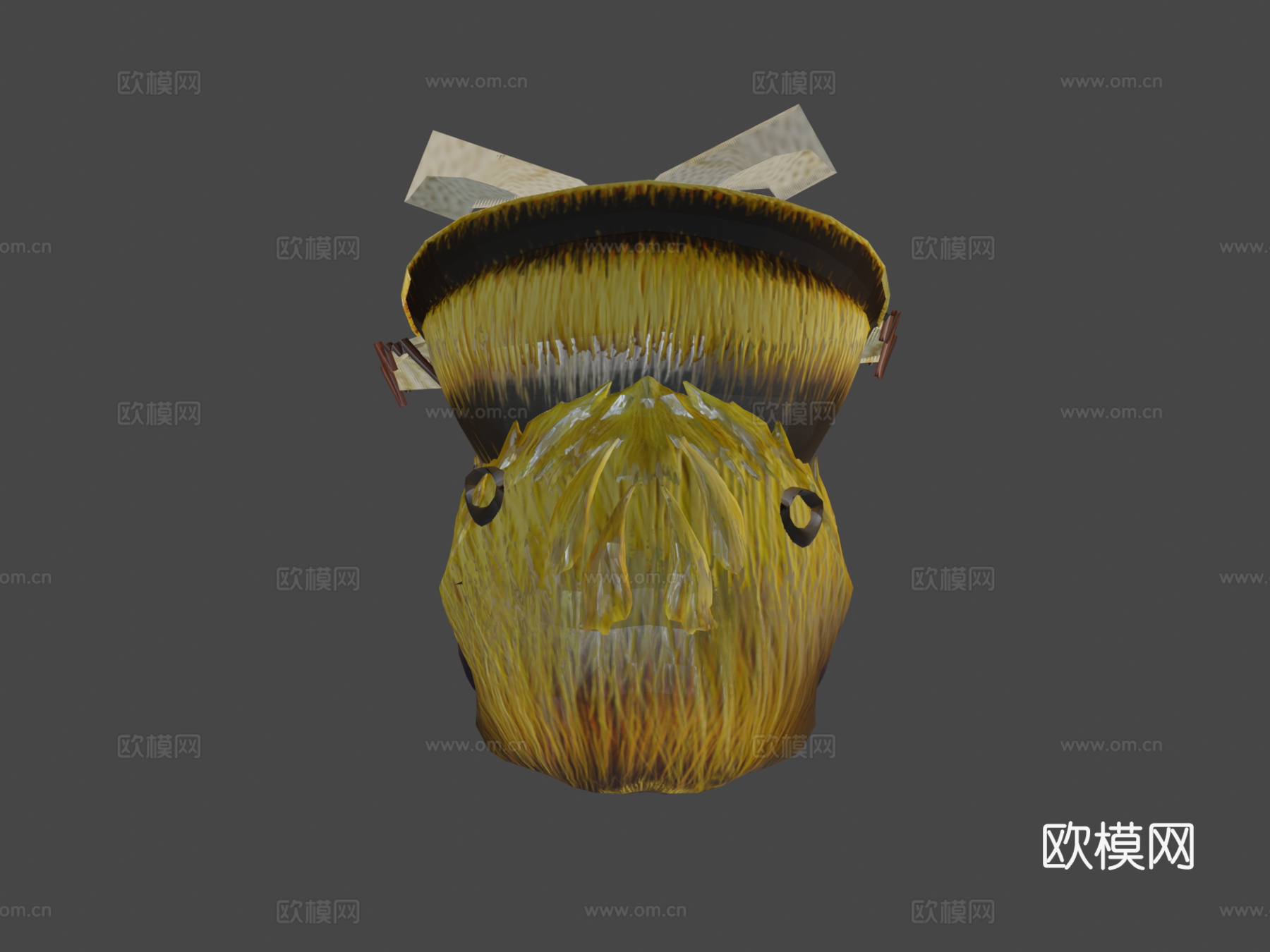 蜜蜂3d模型下载（渲染图7）