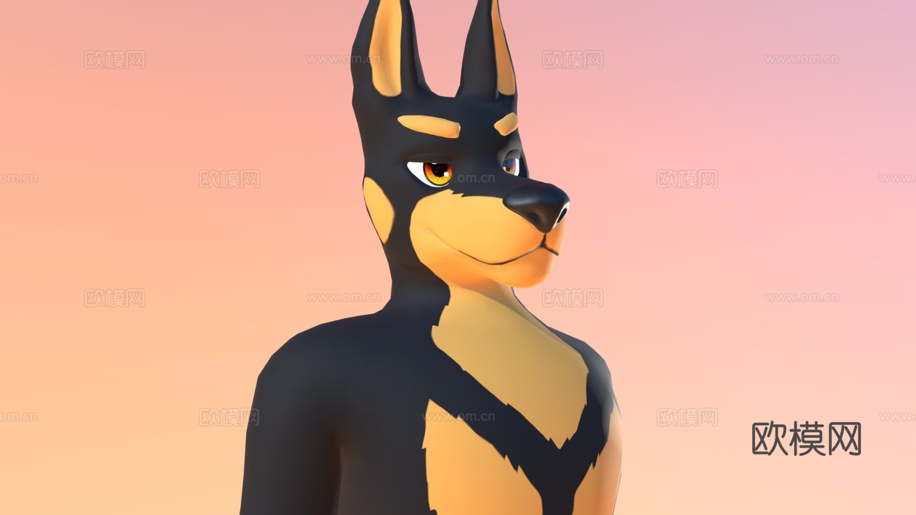 洛科3d模型下载（渲染图1）