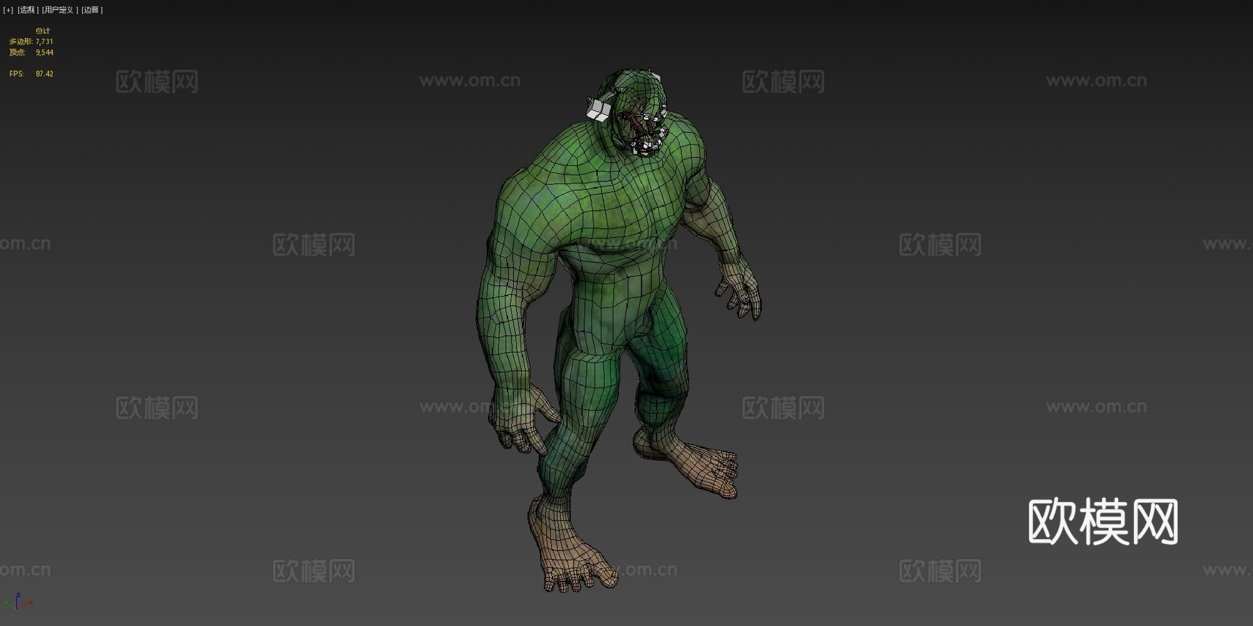 兽人蛮兵3d模型下载（渲染图4）