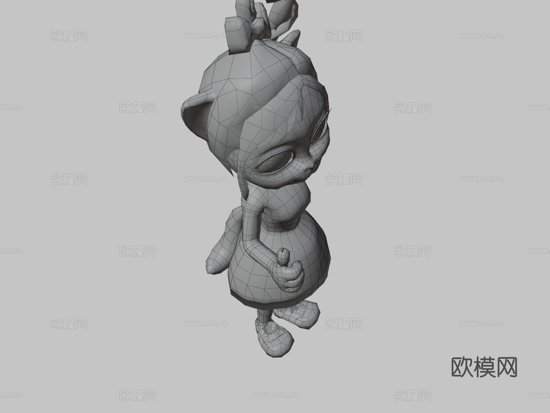 猫艾玛巅峰之选13d模型下载（渲染图3）