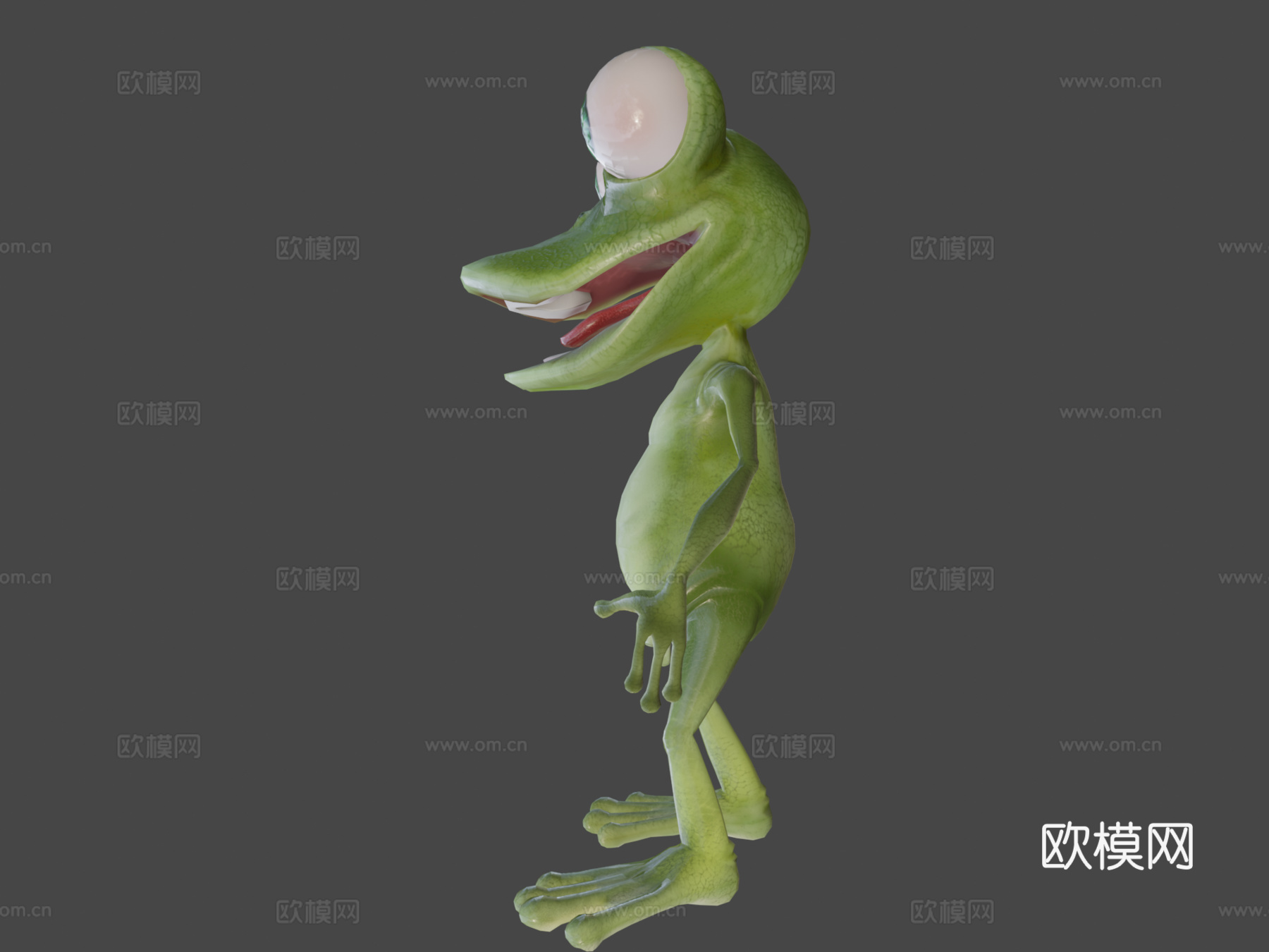 青蛙3d模型下载（渲染图6）