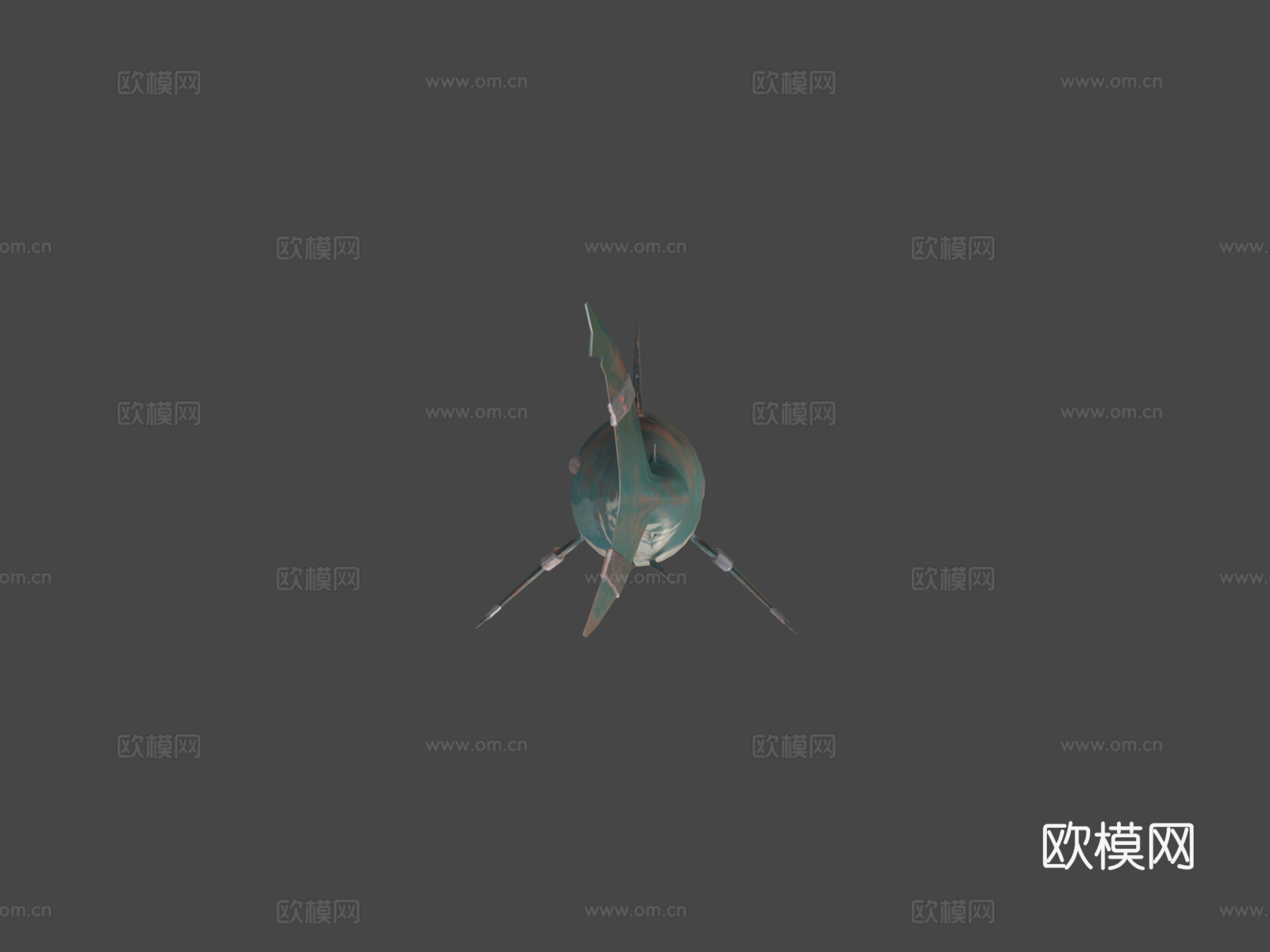 火星鲨鱼3d模型下载（渲染图5）
