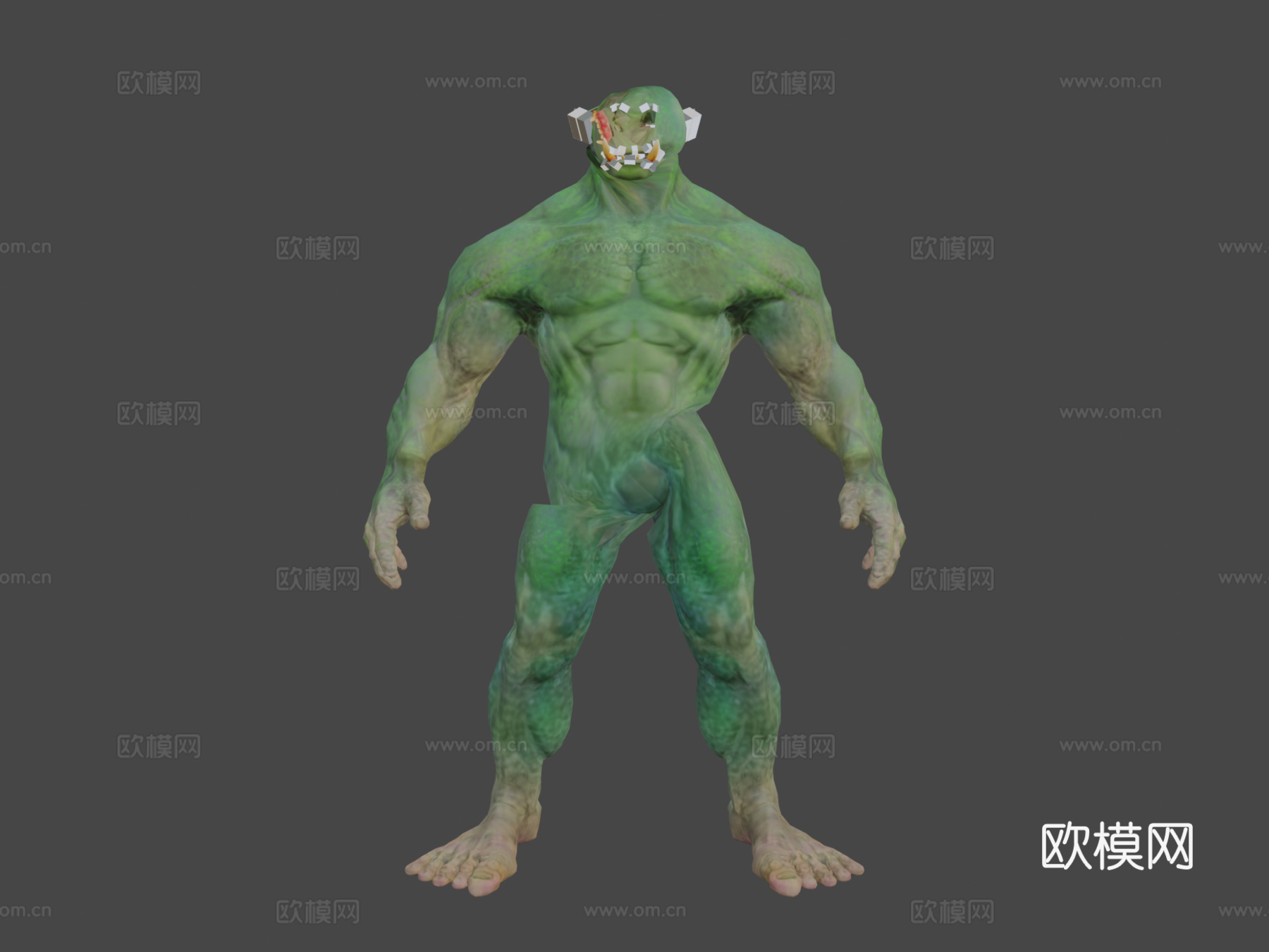 兽人蛮兵3d模型下载（渲染图7）