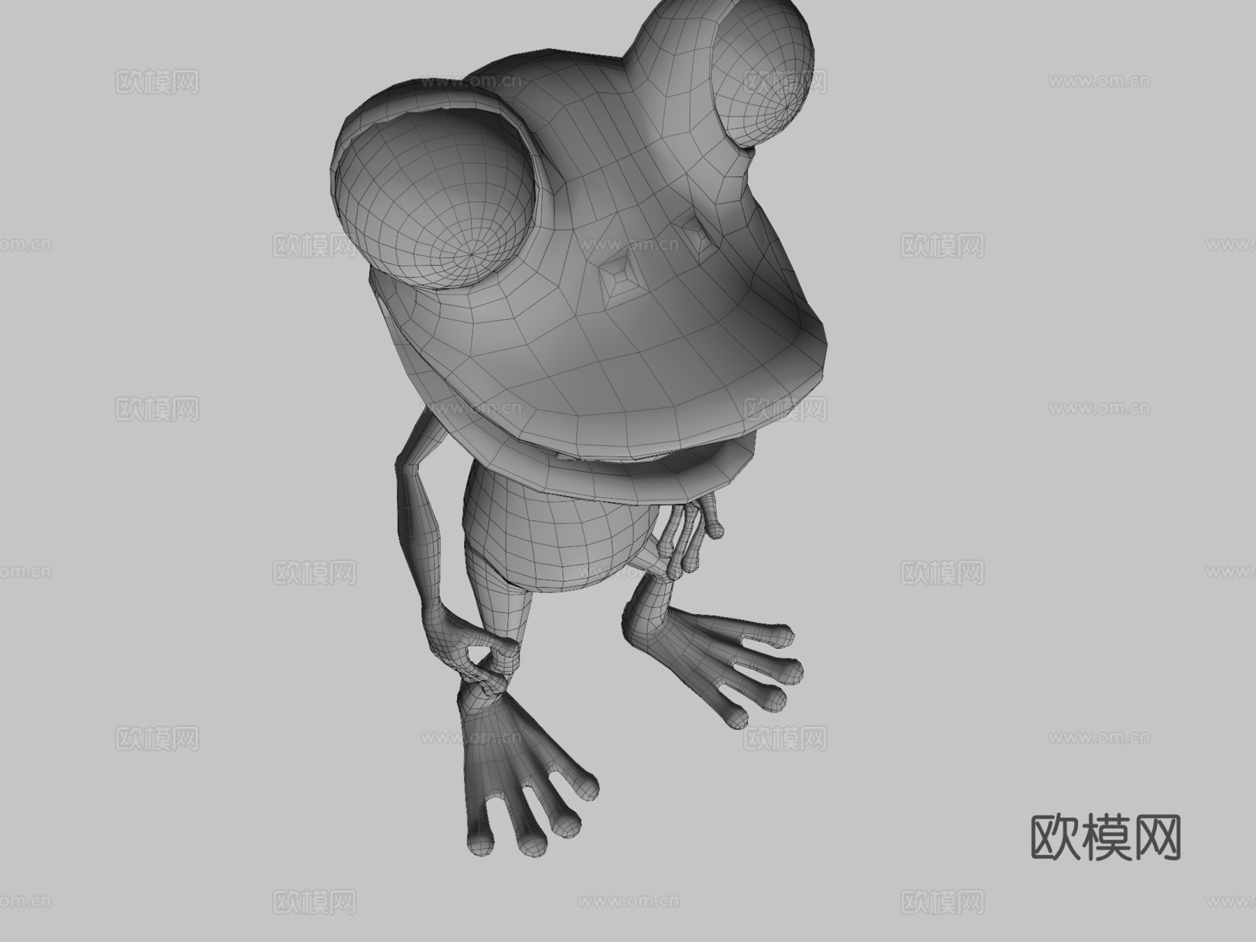 青蛙3d模型下载（渲染图3）