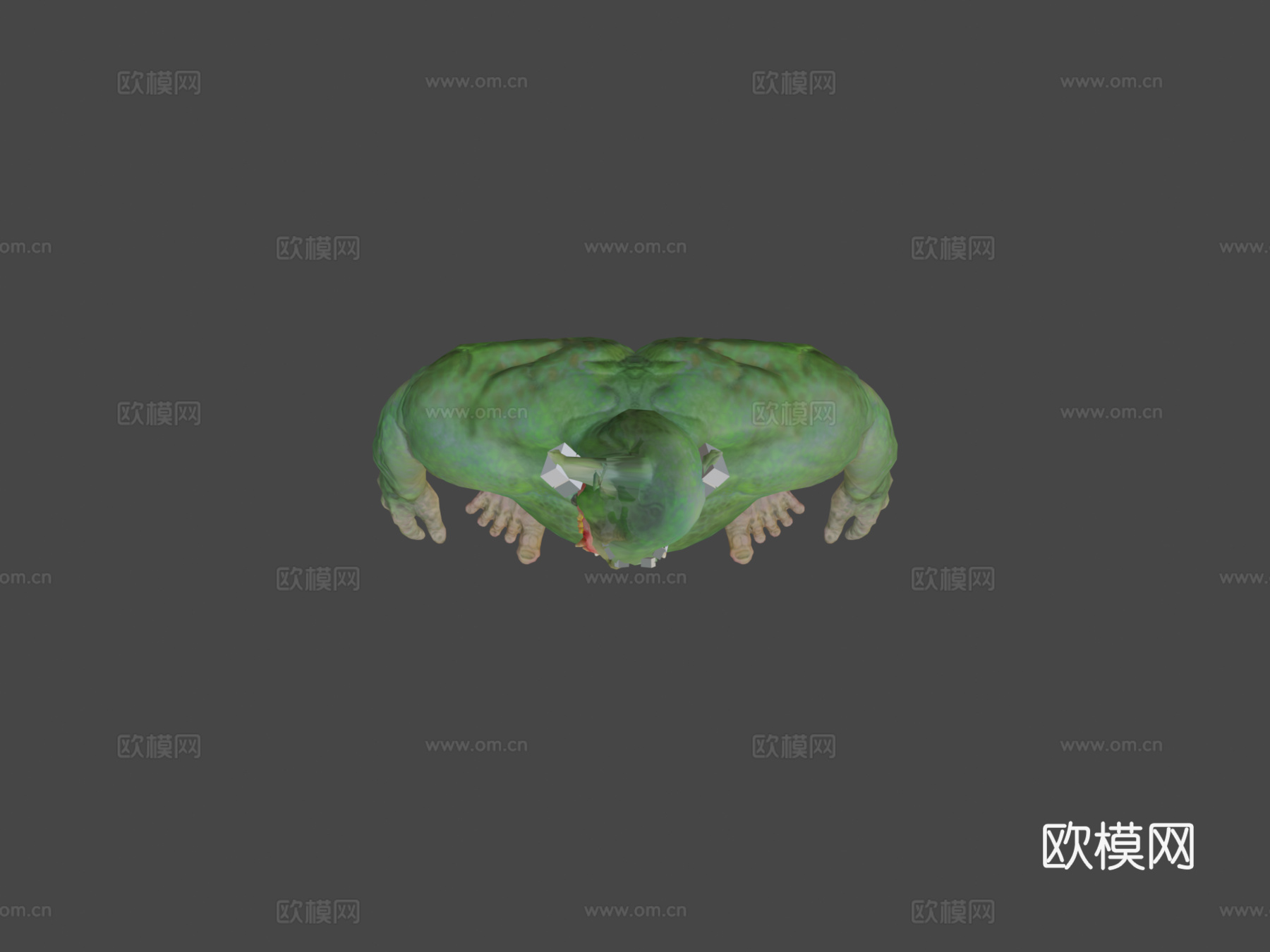 兽人蛮兵3d模型下载（渲染图5）