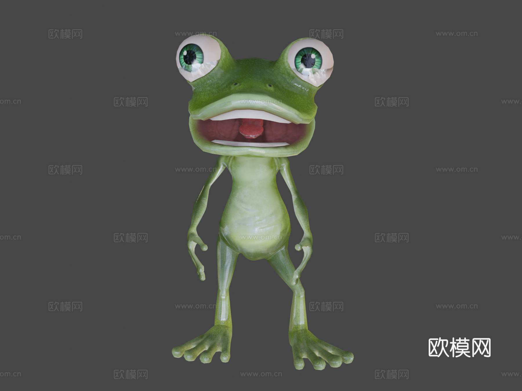 青蛙3d模型下载（渲染图7）