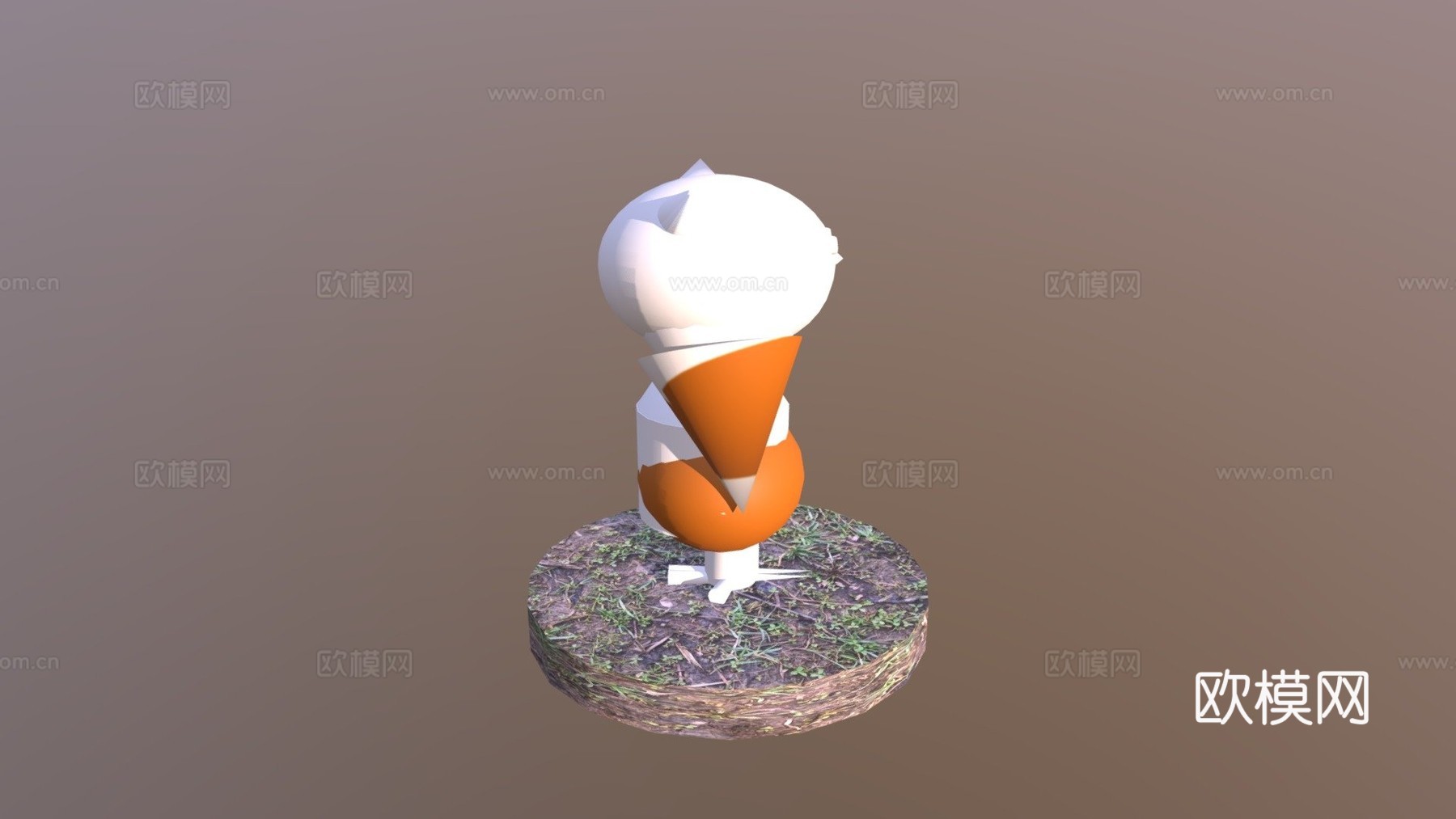 德里布3d模型下载（渲染图1）