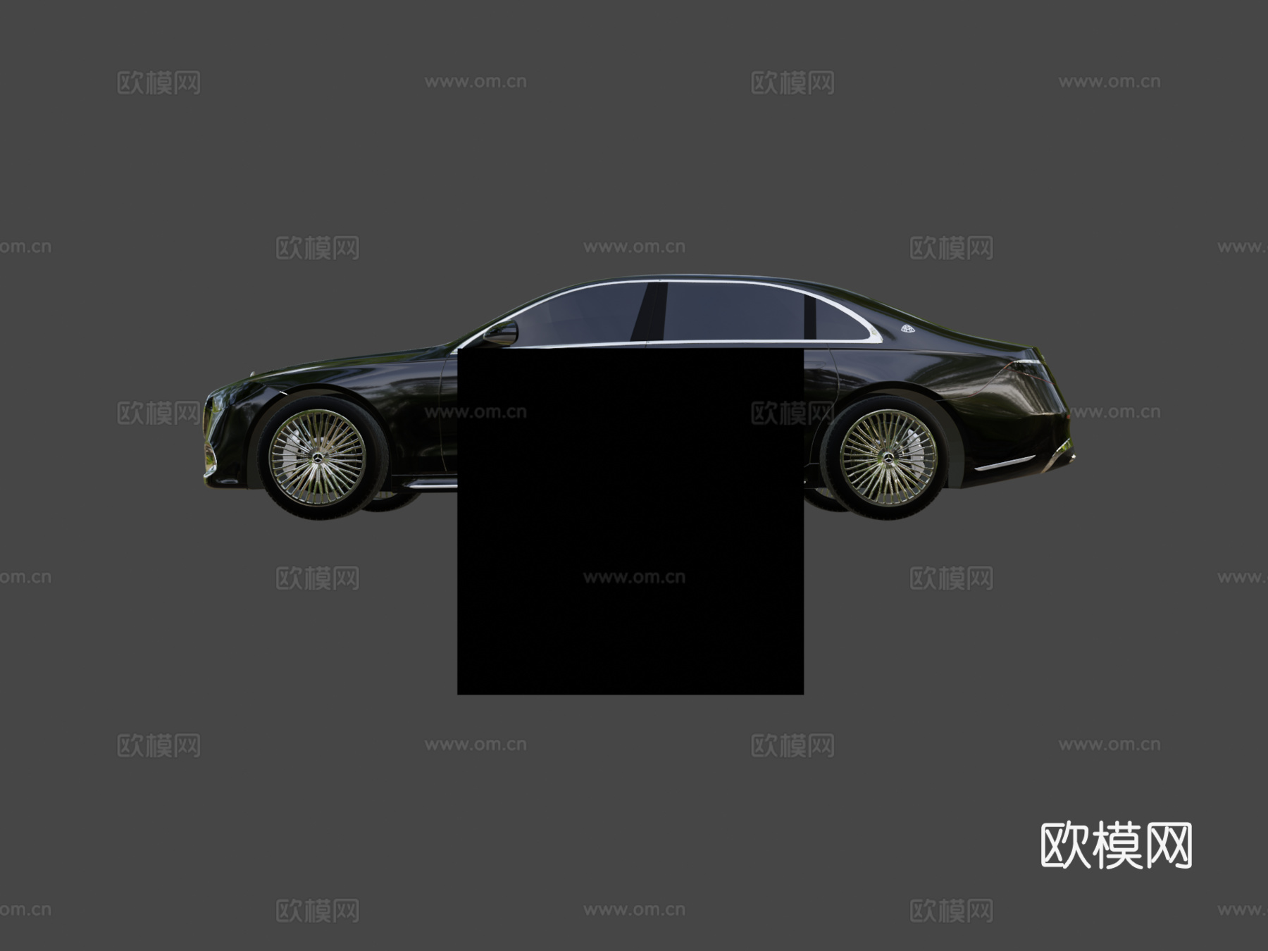 梅赛德斯奔驰迈巴赫20223d模型下载（渲染图6）