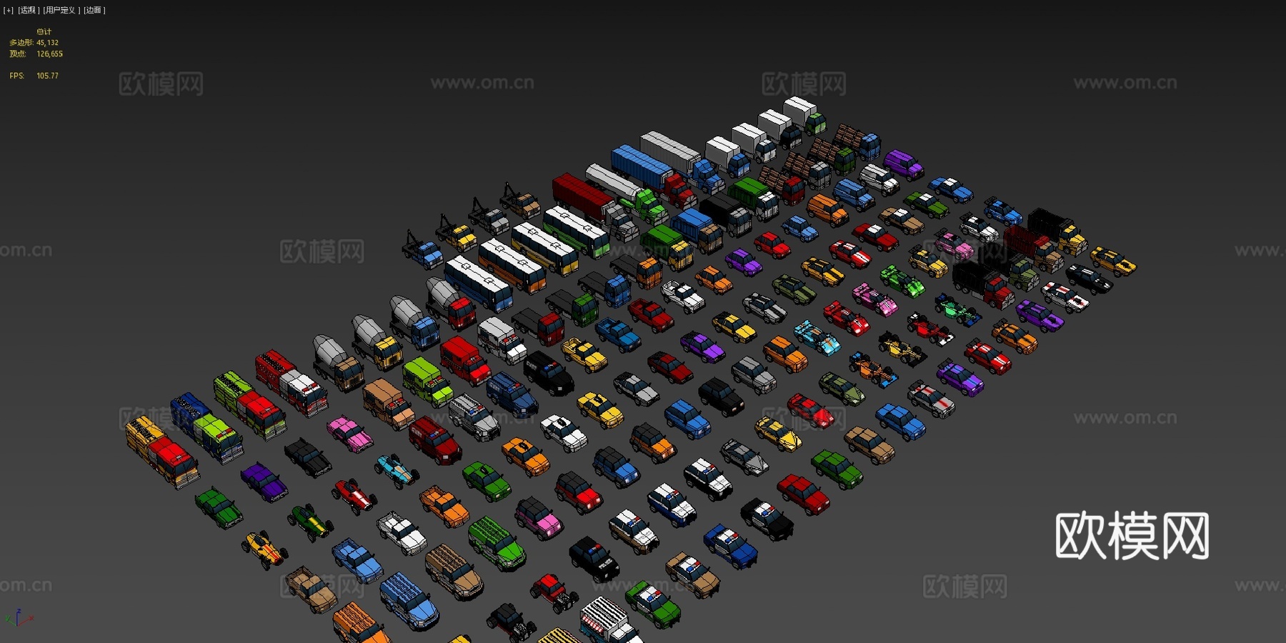 简单车辆包3d模型下载（渲染图4）