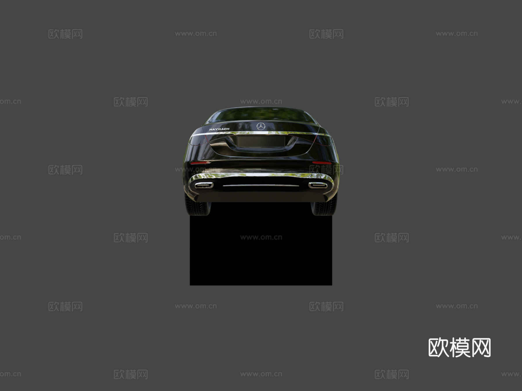梅赛德斯奔驰迈巴赫20223d模型下载（渲染图5）