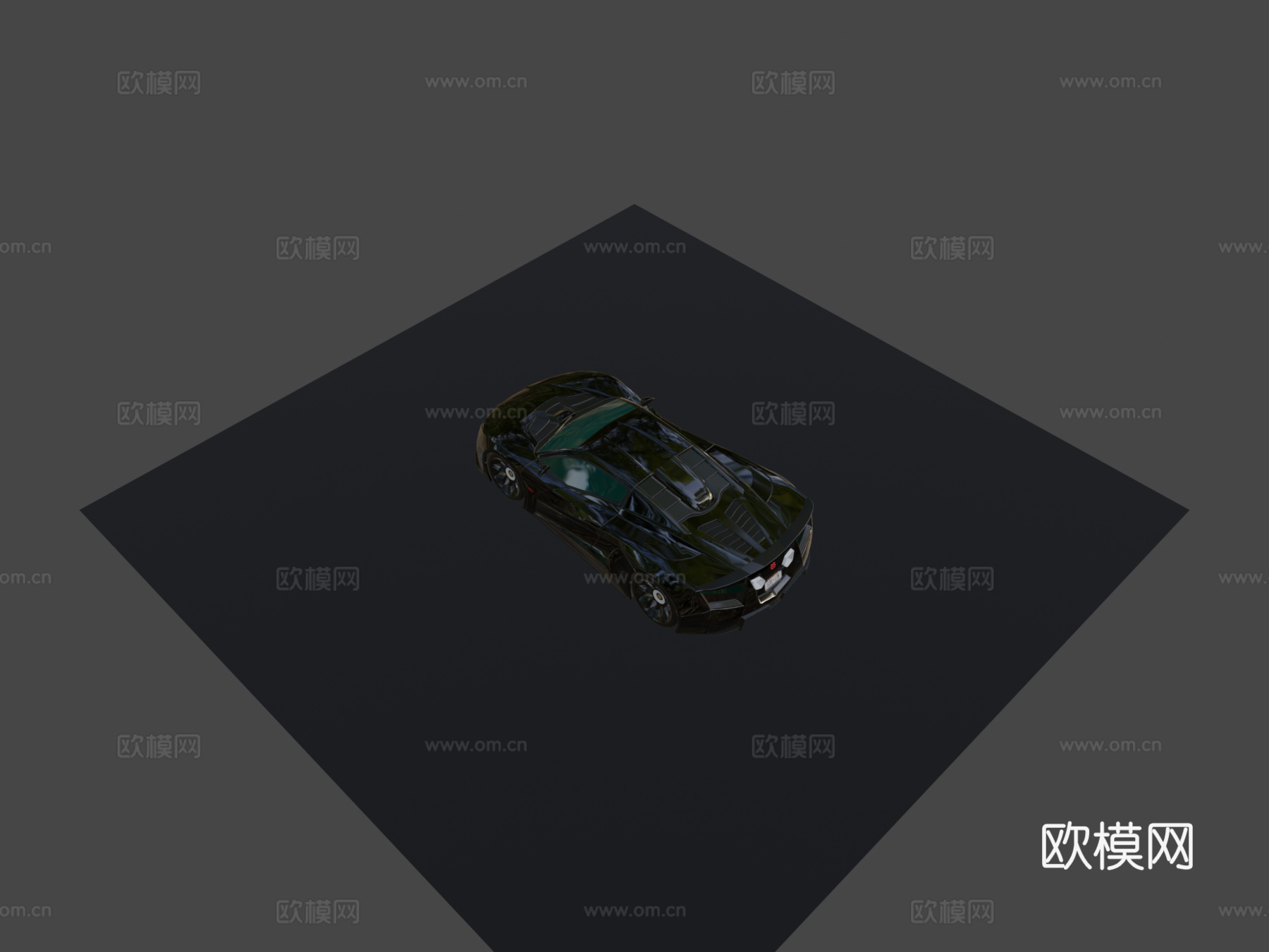 虚构超级跑车V12哥布林3d模型下载（渲染图7）