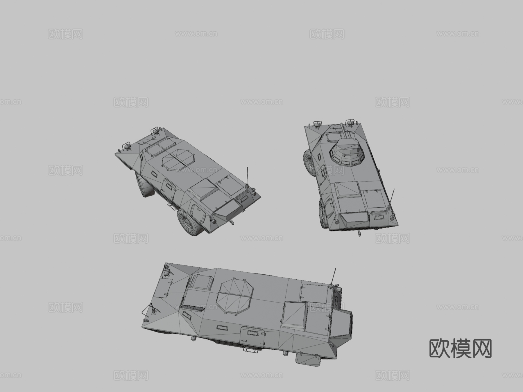凯迪拉克盖奇突击队员V1003d模型下载（渲染图3）