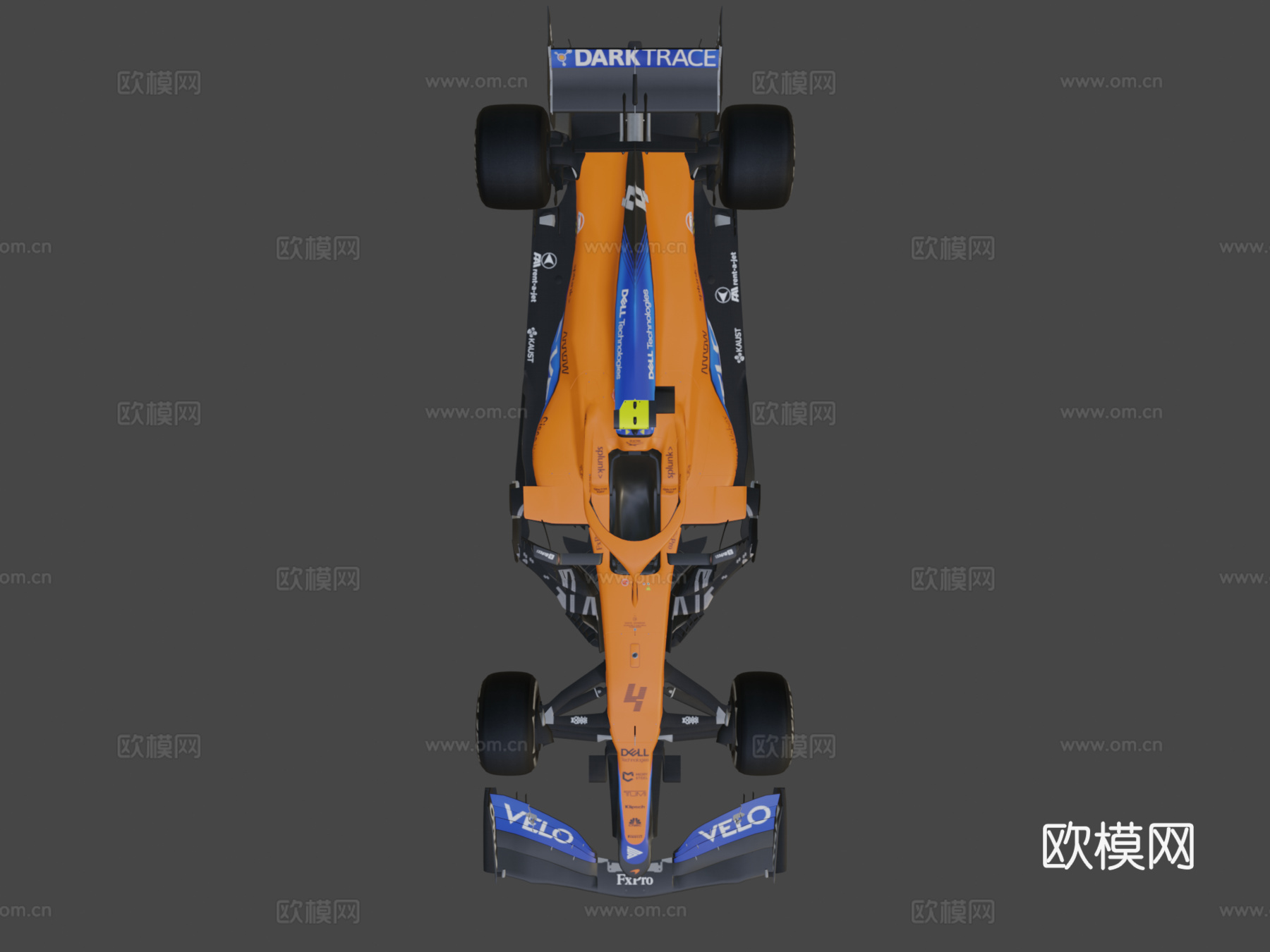 F1 2021迈凯伦MCL35M3d模型下载（渲染图7）