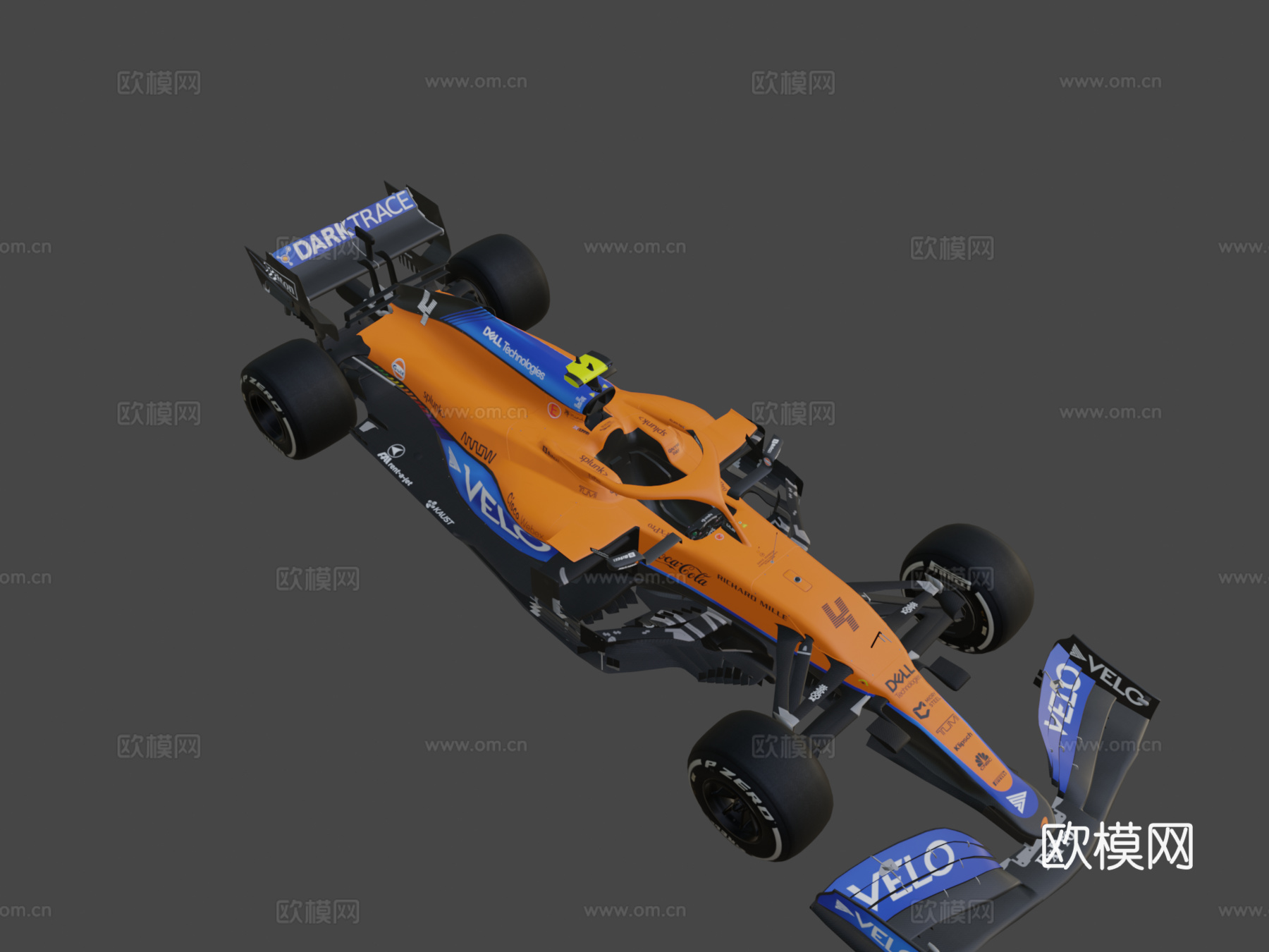 F1 2021迈凯伦MCL35M3d模型下载（渲染图8）